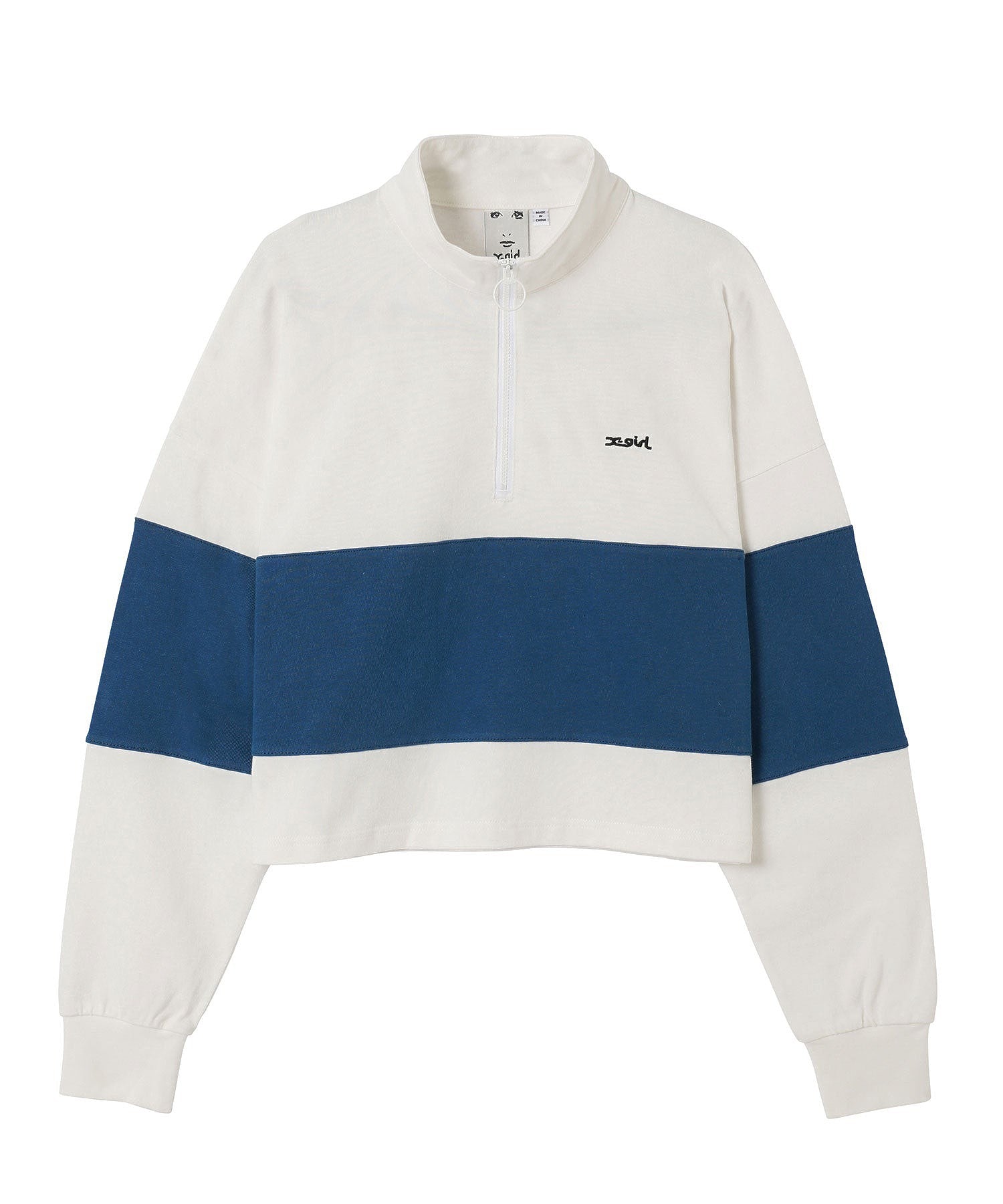 CROPPED RUGBY SHIRT　X-girl