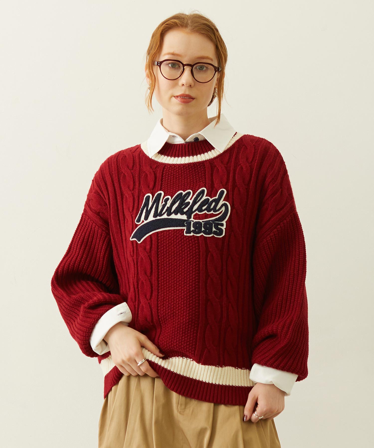 CRICKET KNIT PATCH TOP