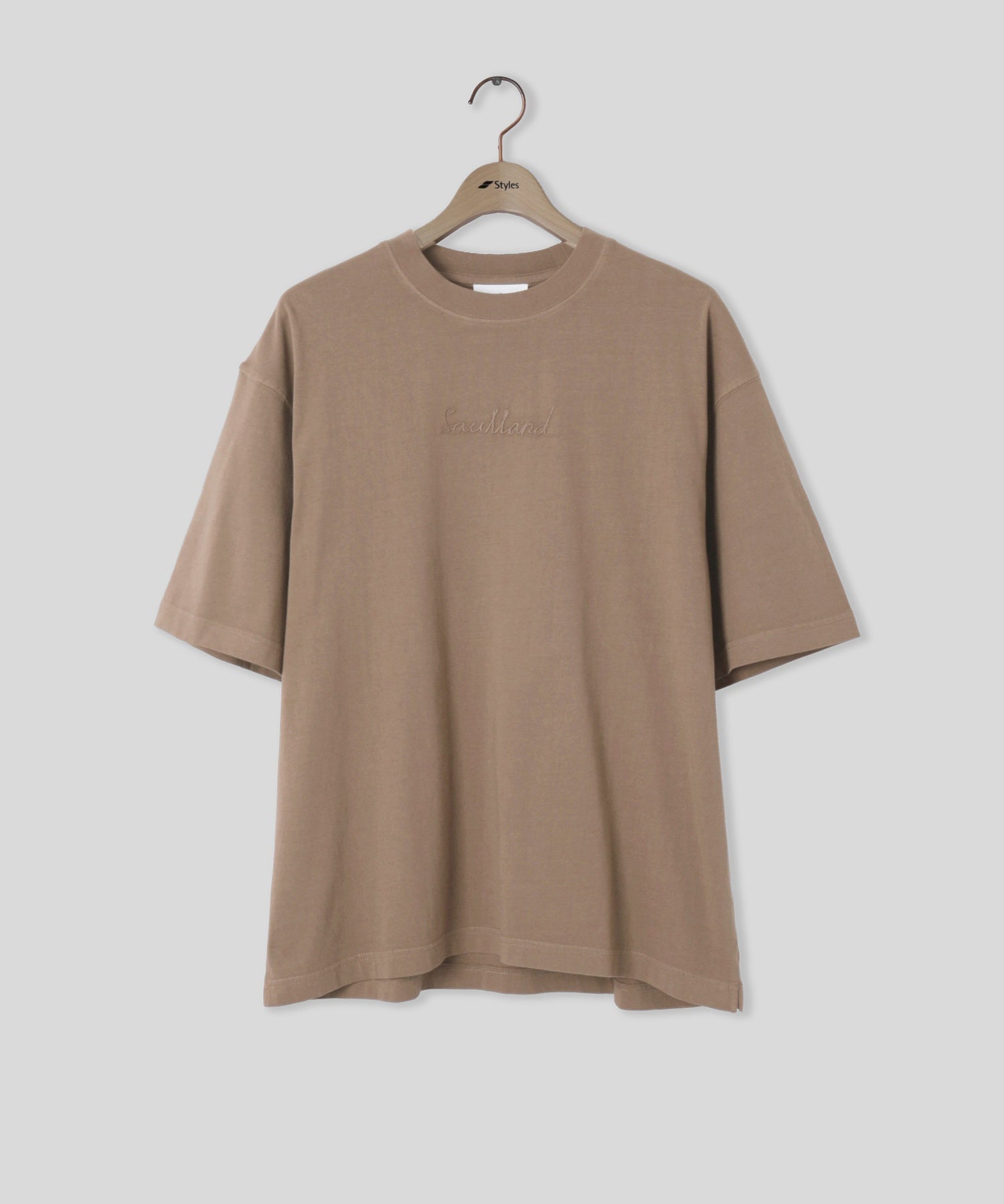 SOULLAND/ソウルランド/GUY T-shirt garment dyed 61035-1402