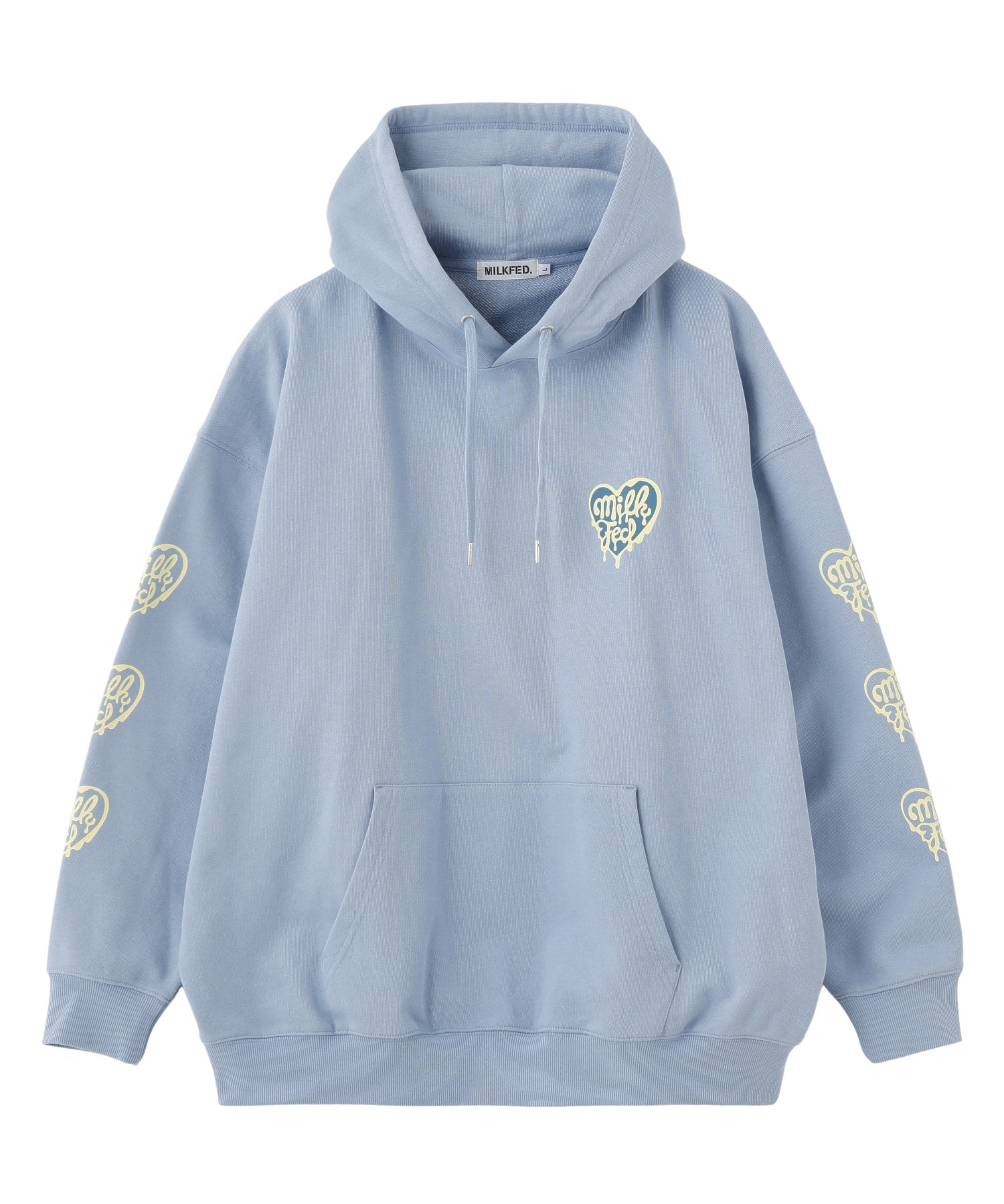 MELTY HEART WIDE HOODIE SWEAT