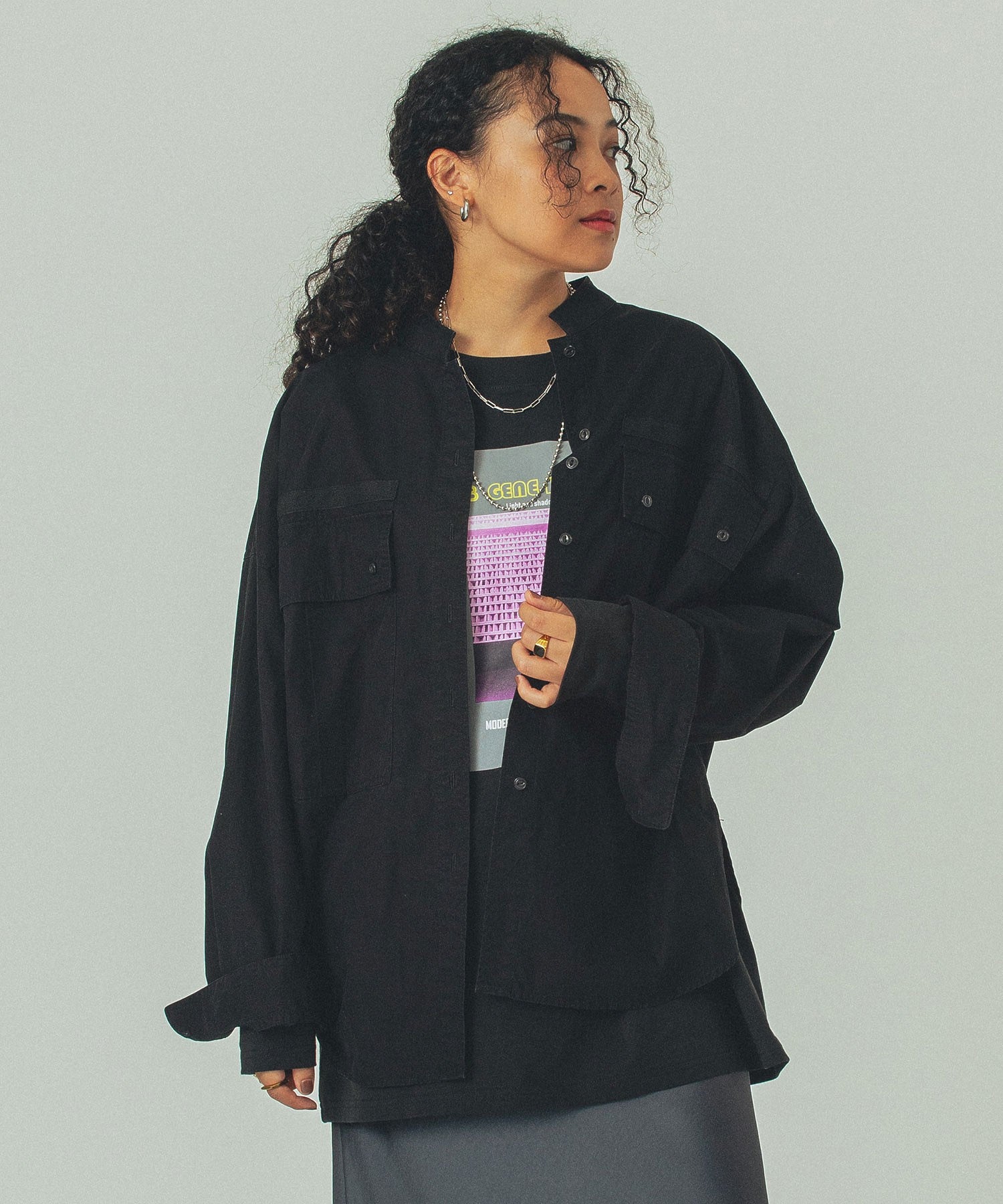 GENE HEAVENS/MILITARY POCKET SHIRT