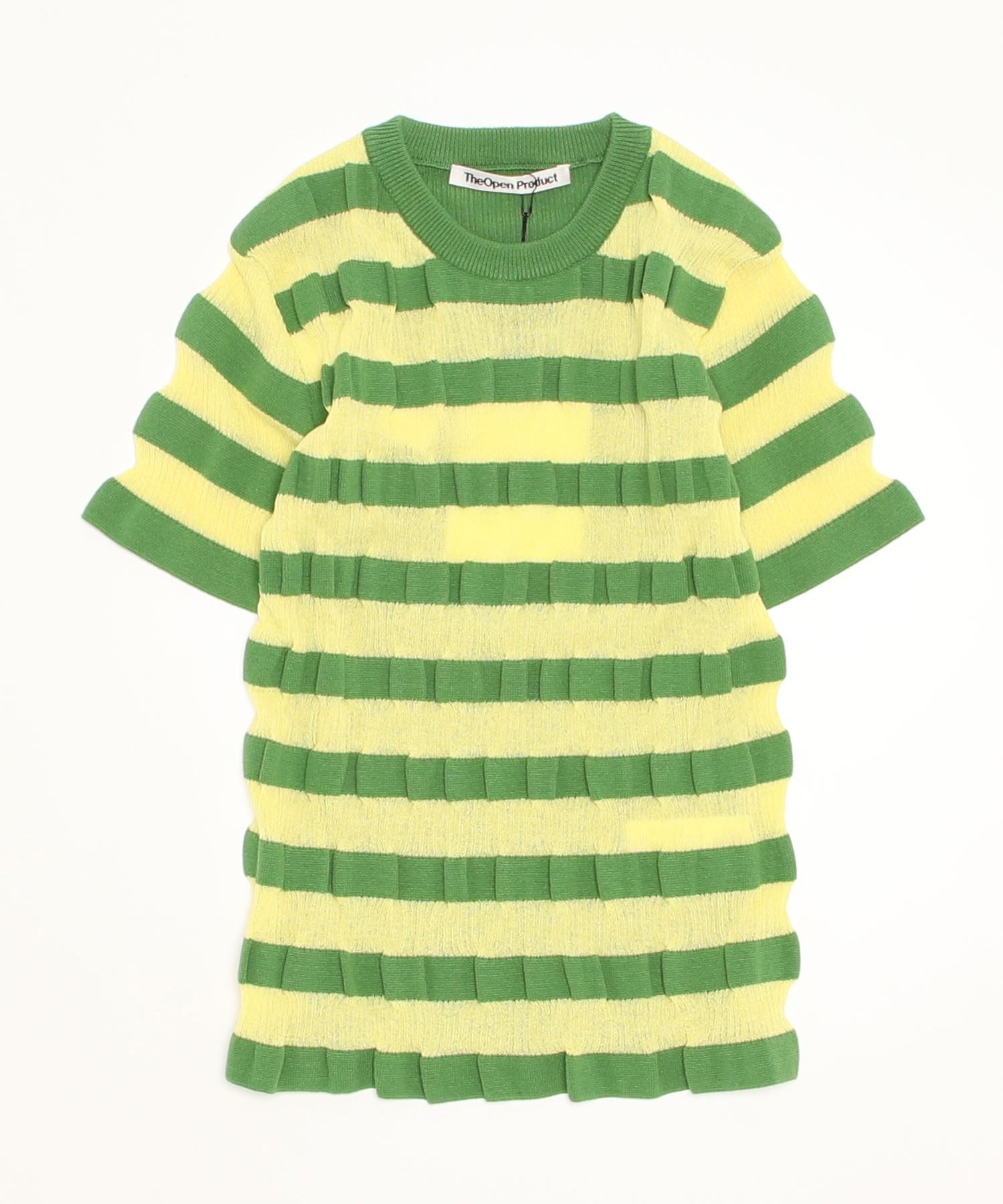 THE OPEN PRODUCT/ザオープンプロダクト/STRIPE H/S KNIT GTO222KT002