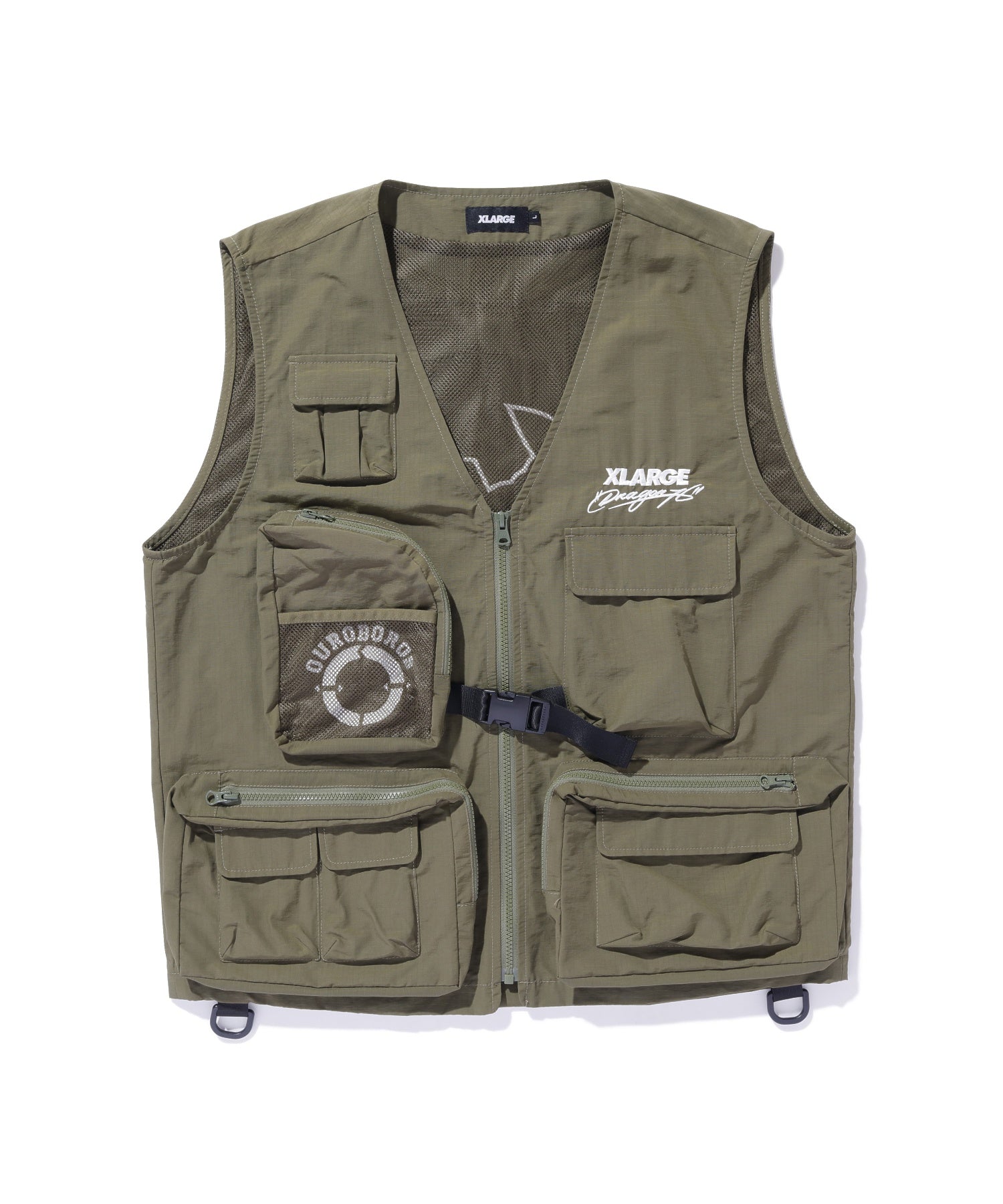 XLARGE×Dragon76 MILITARY VEST calif-ART