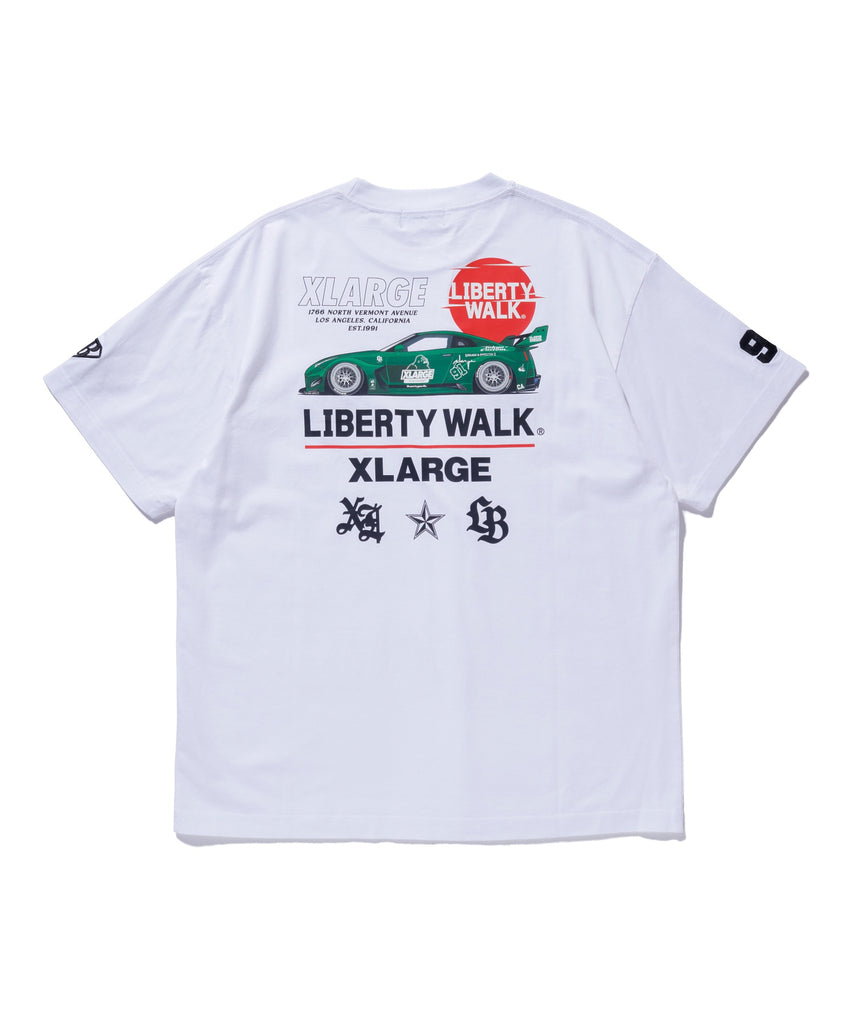 【美品】XLARGE × LIBERTY WALK コラボ Tシャツ 0-