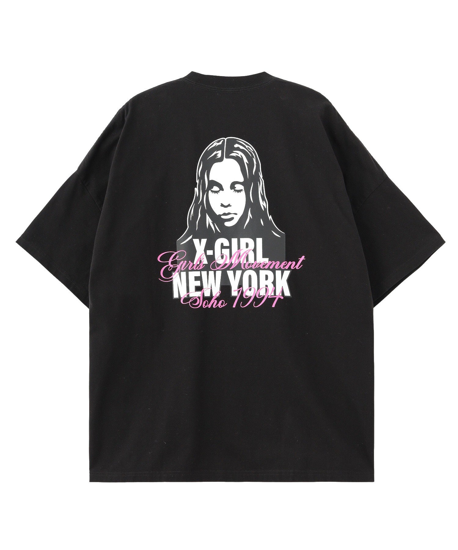 FACE AND SCRIPT MIX LOGO S/S BIG TEE DRESS