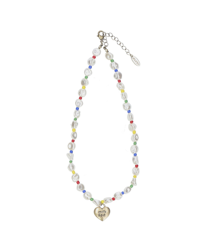 HEART CHARM BEADED NECKLACE – calif（カリフ）公式サイト
