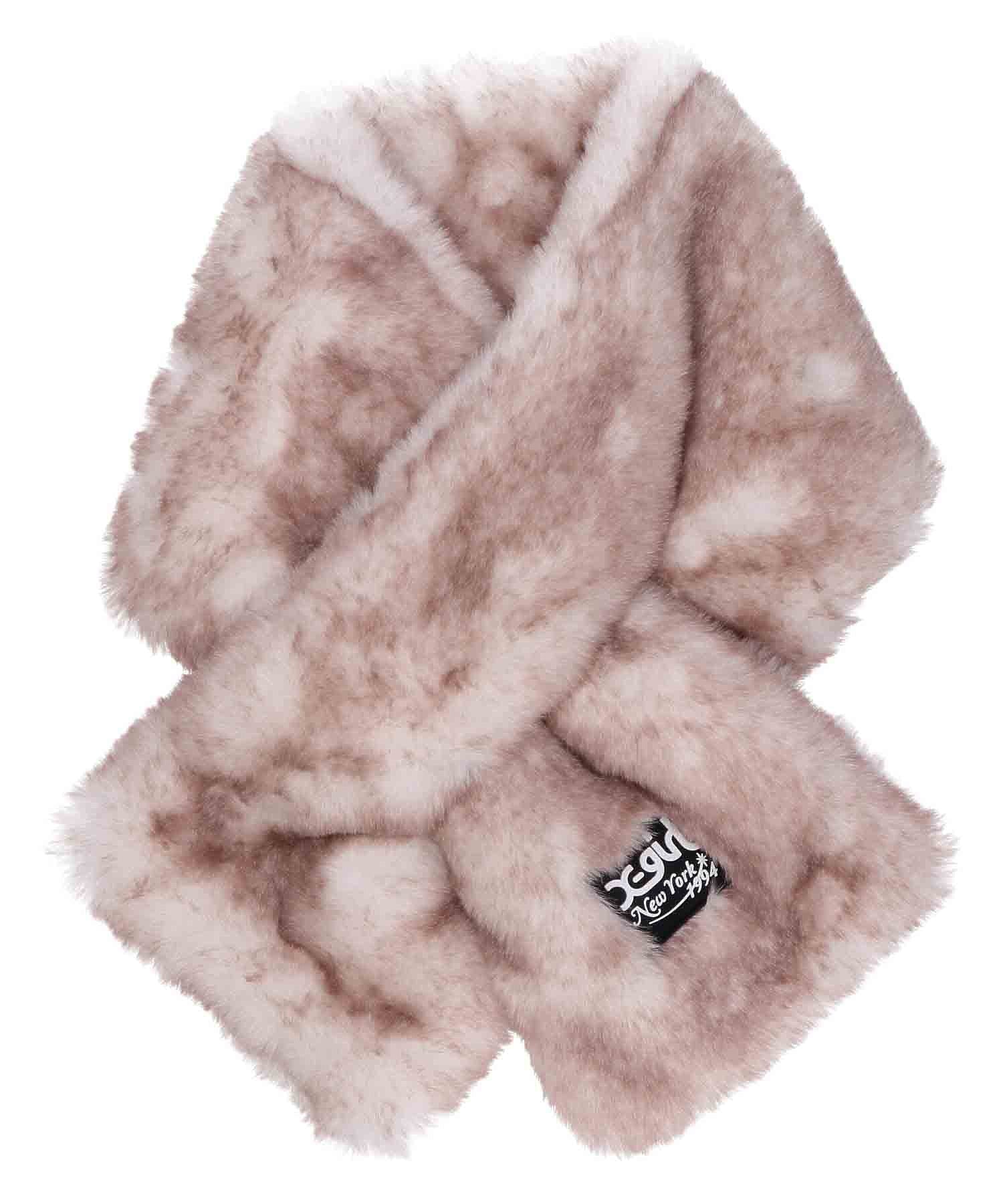 FAUX FUR SCARF X-girl