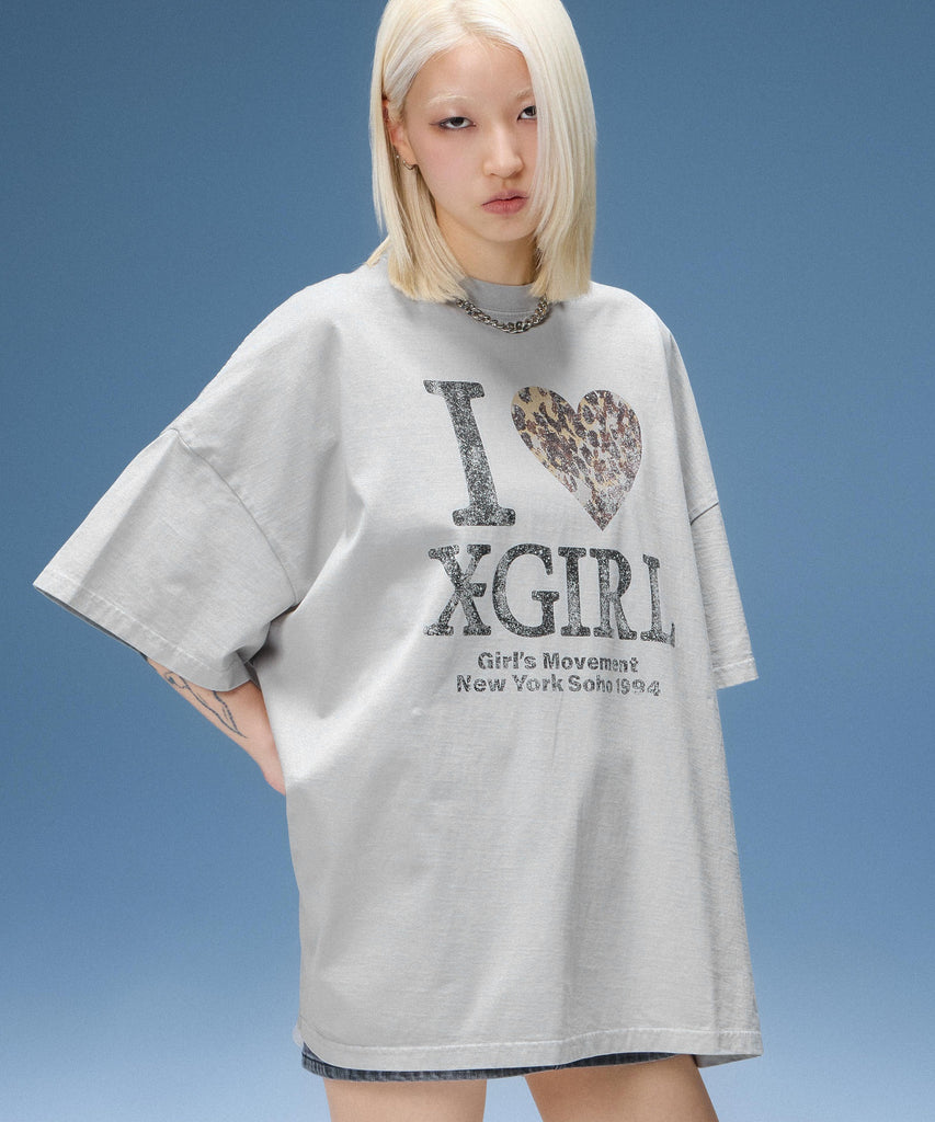 FADED I LOVE X-GIRL S/S BIG TEE DRESS – calif（カリフ）公式サイト