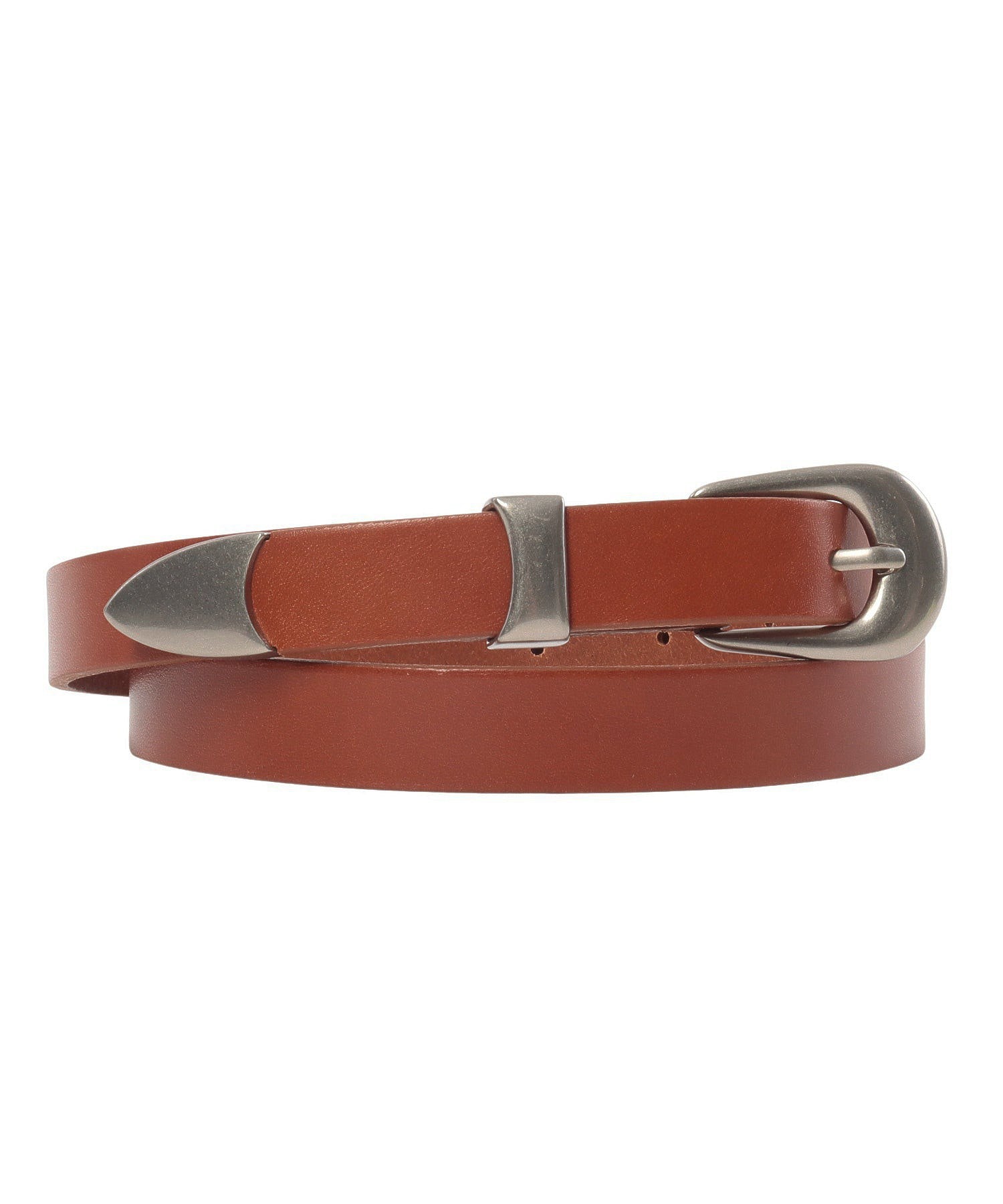 SILVER BUCKLE LEATHER BELT DISPATCHER NO.8