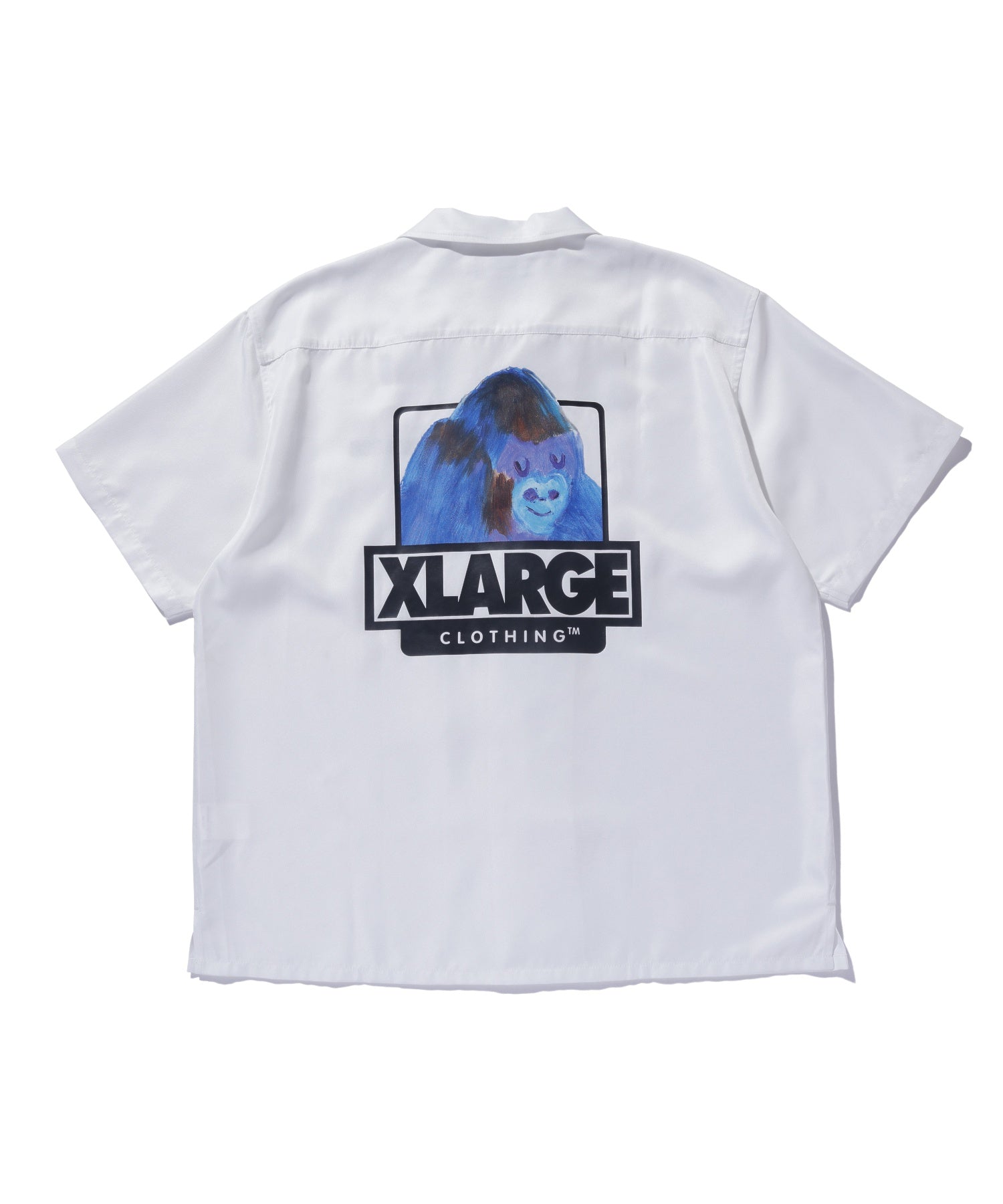 XLARGE×ELLIE OMIYA OPEN COLLAR S/S SHIRT calif-ART