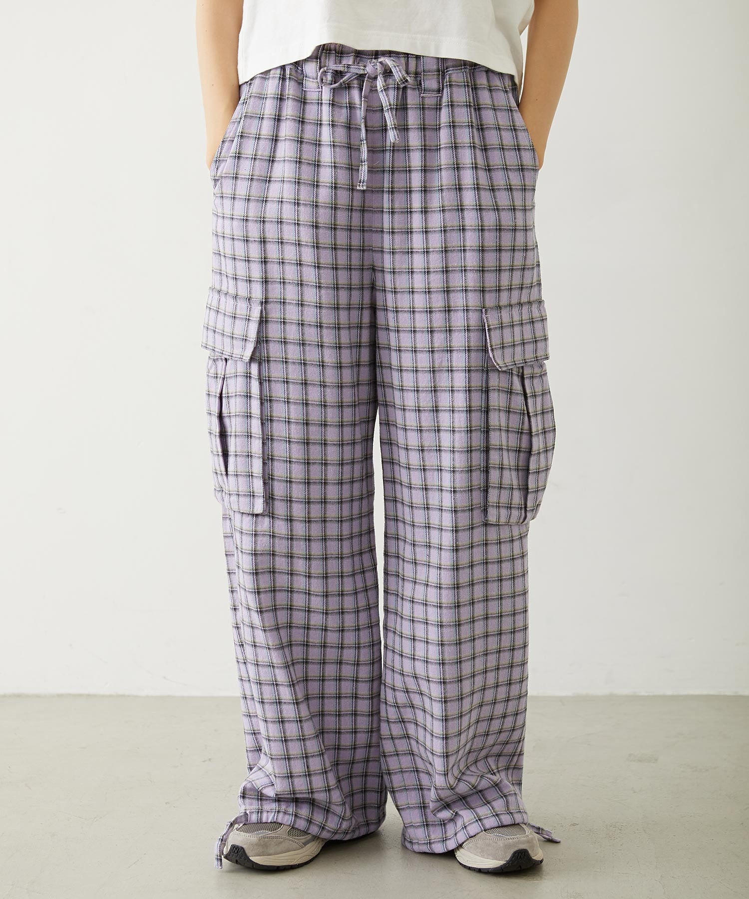 CHECKED CARGO PANTS