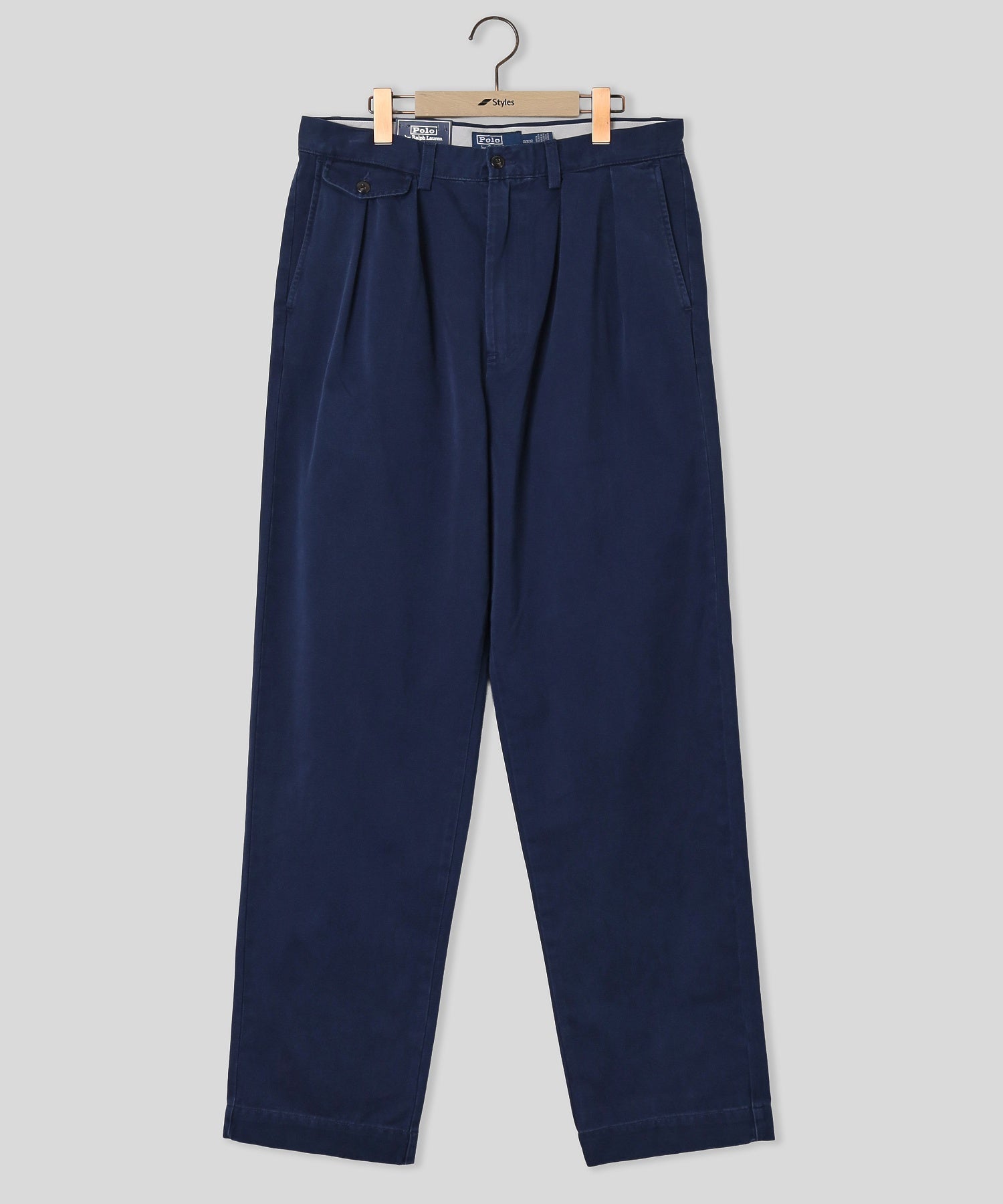 POLO RALPH LAUREN/ポロ ラルフ ローレン/RALAXED FIT WHITMAN CHINO PLEATED PANTS