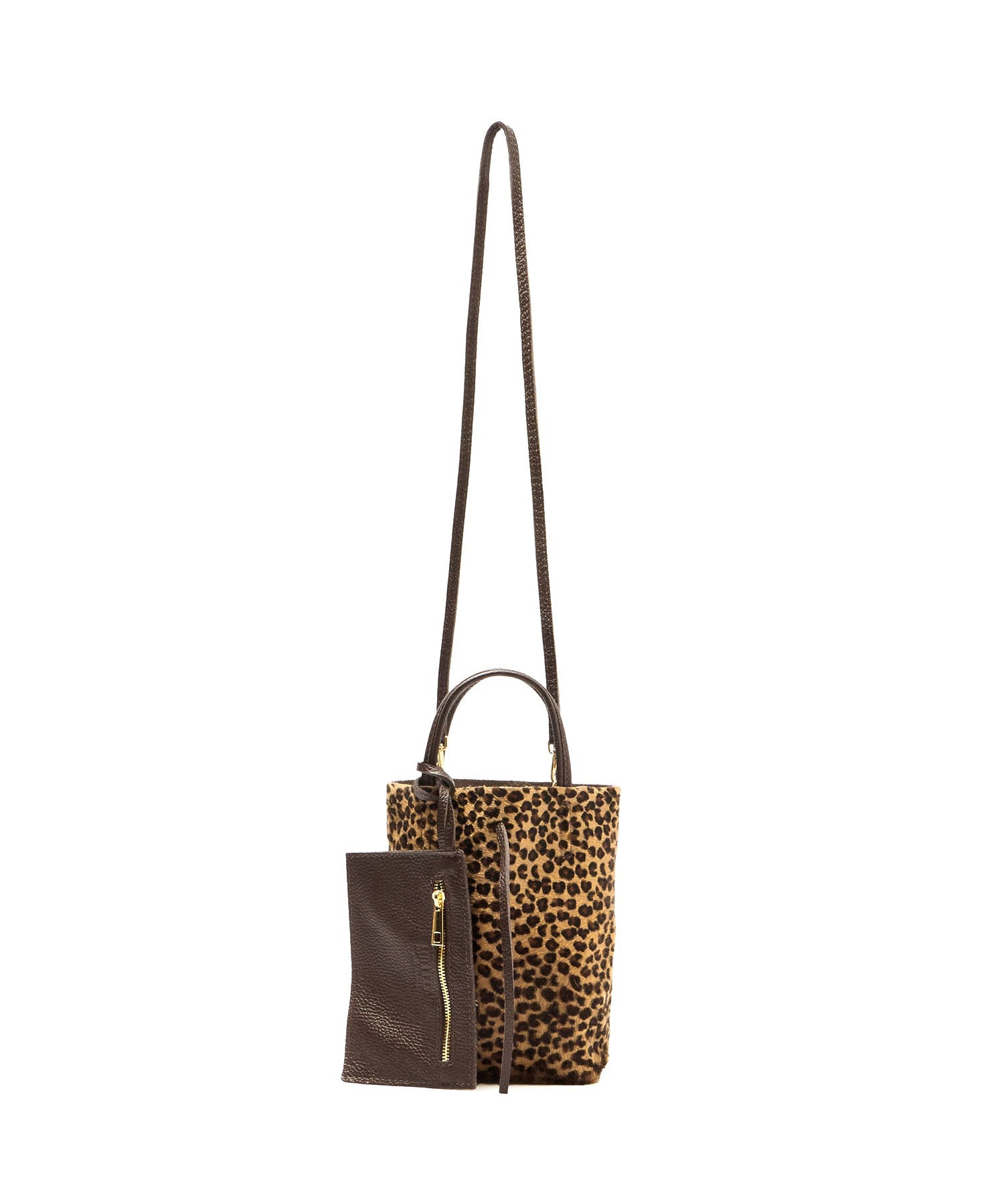 MILLELA FIRENZE/LEOPARD MINI TOTE