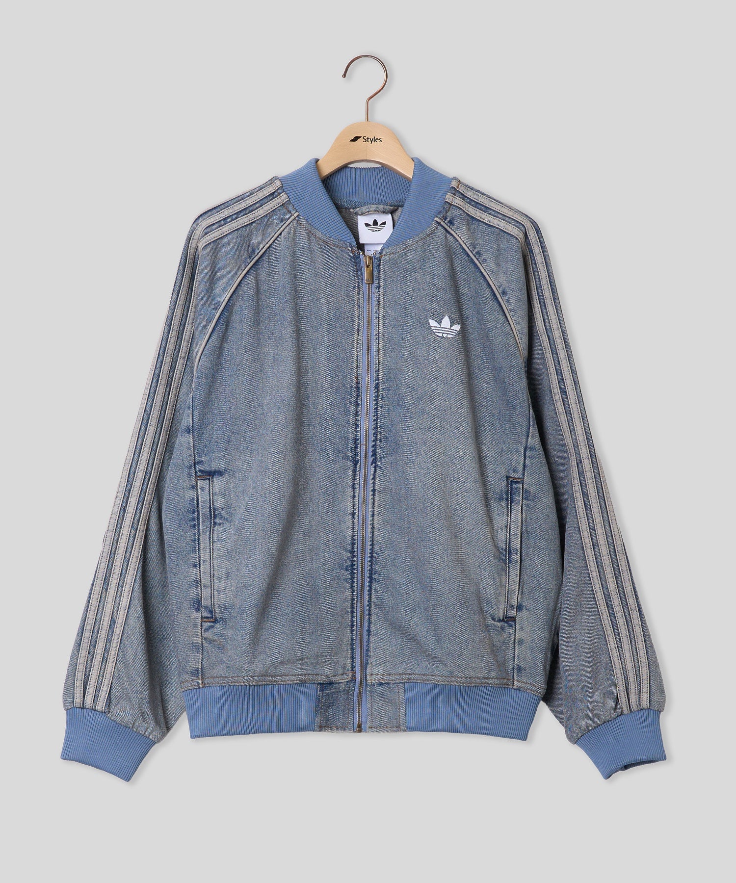 adidas/アディダス/SST ADICOLOR DENIM TRACKTOP LIGHT WASH SB208