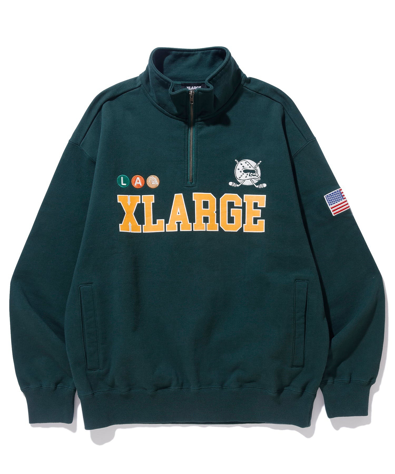 HOCKEY HALF ZIP SWEATSHIRT XLARGE