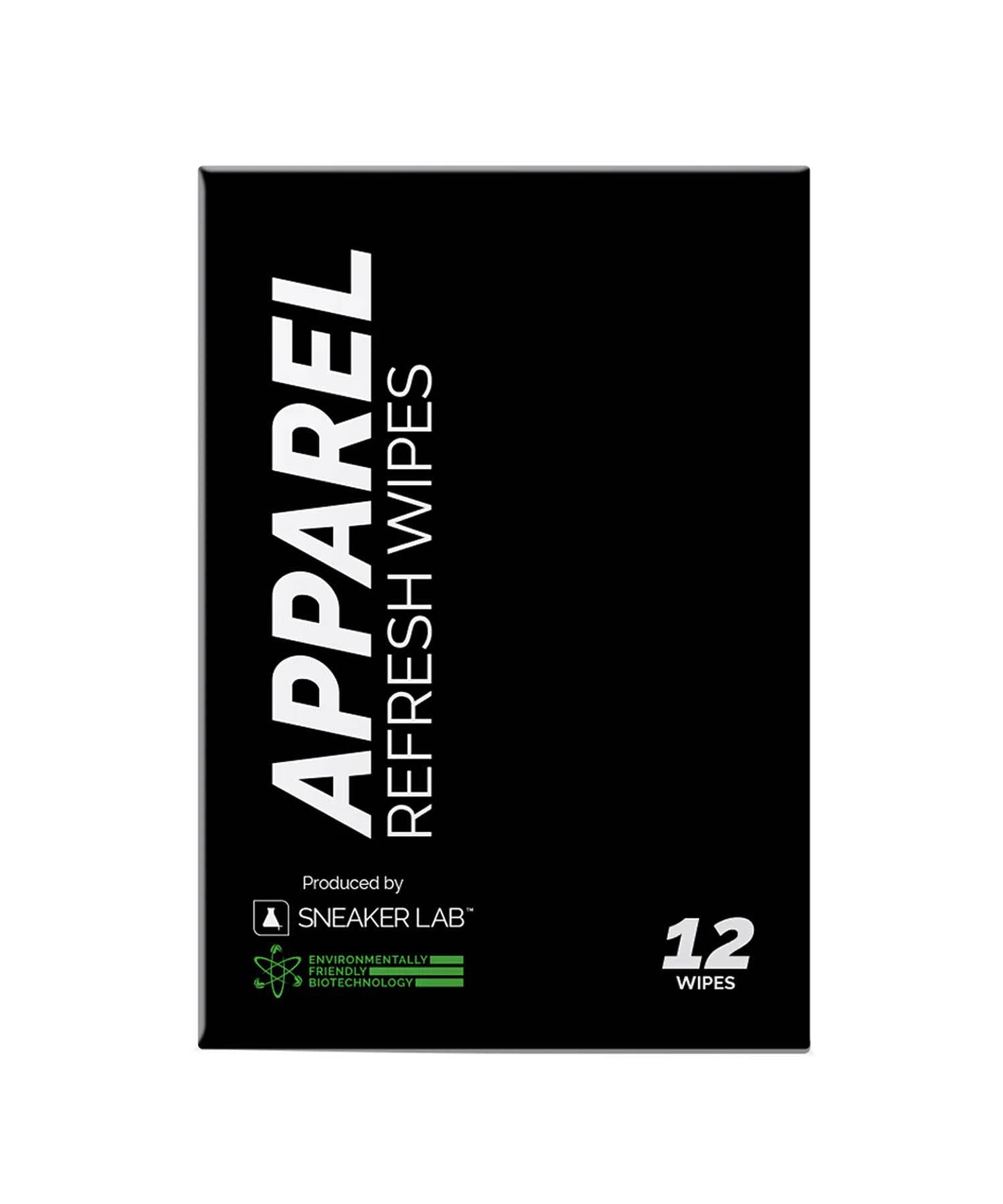 【アパレルメンテナンス用品 アパレルリフレッシュワイプス 12枚入り】<br>SNEAKER LAB / スニーカーラボ / APPAREL REFRESH WIPES -12PACK