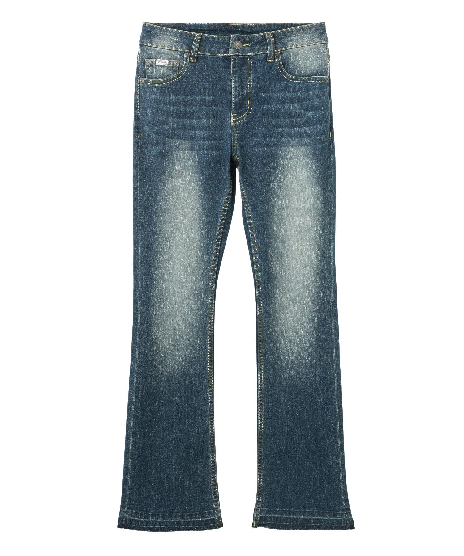 BUTTERFLY POCKET SKINNY DENIM PANTS