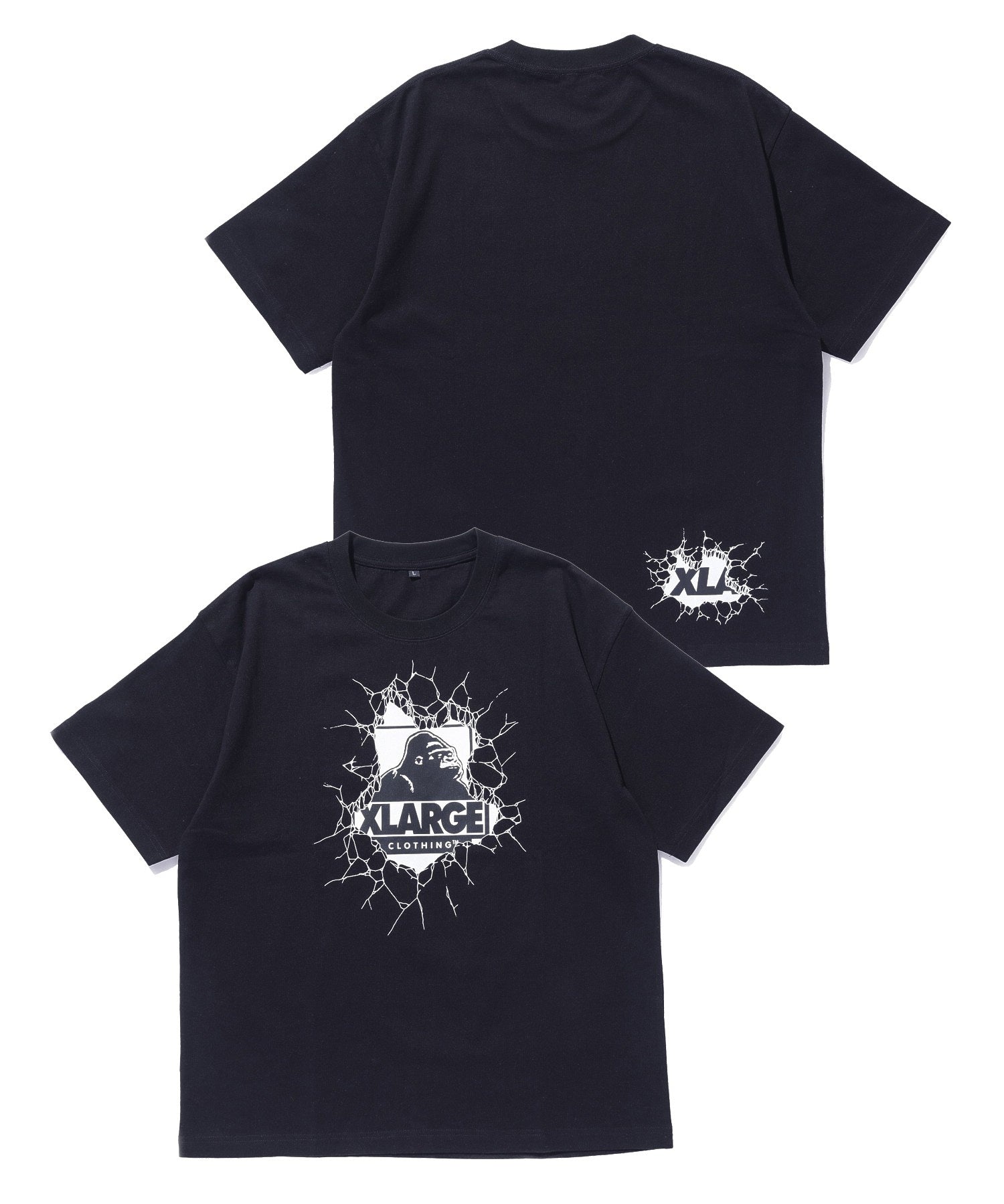 XLARGE×LIXTICK CRACK WALL OG S/S TEE