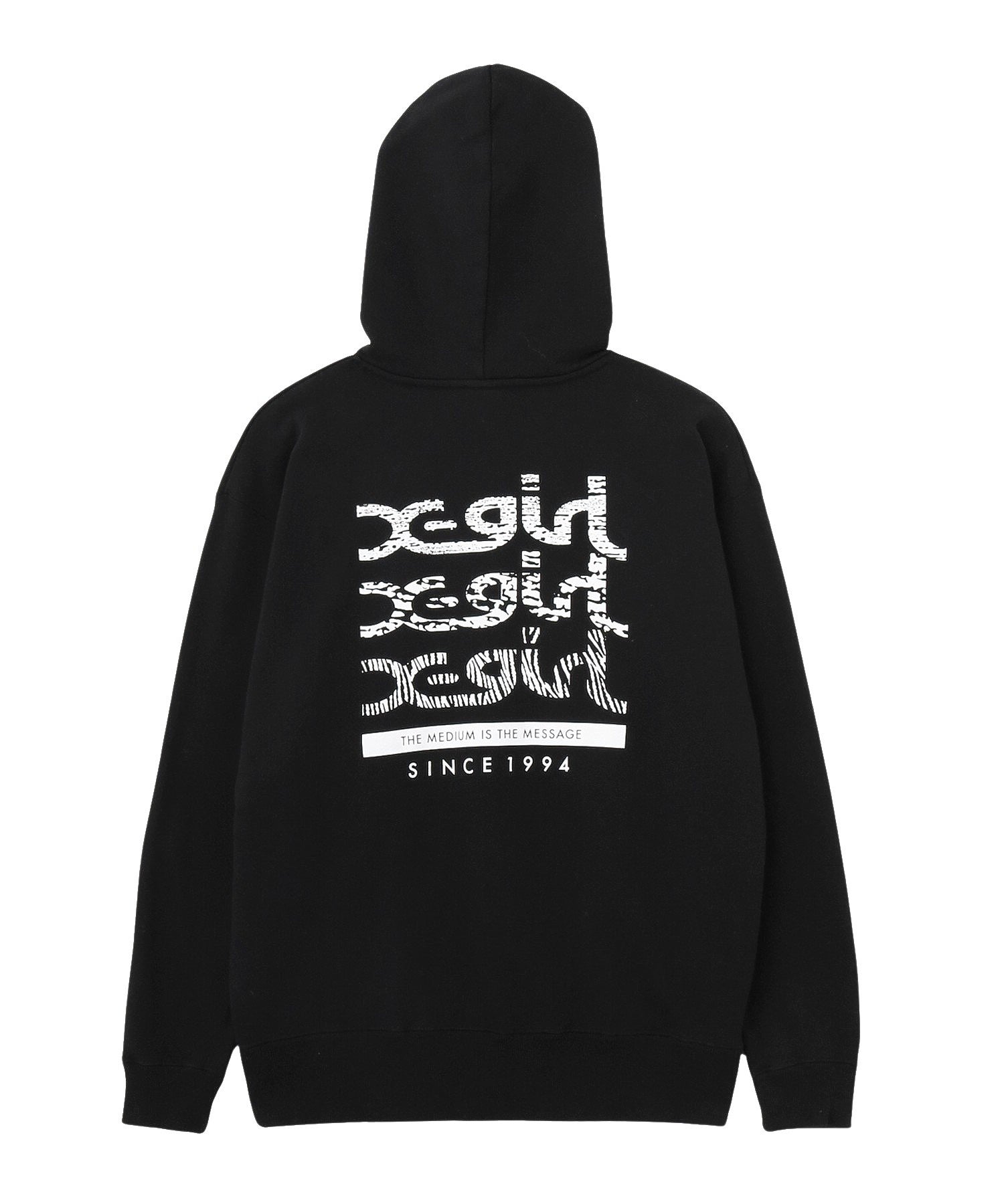 GEOMETRIC MILLS LOGO SWEAT HOODIE