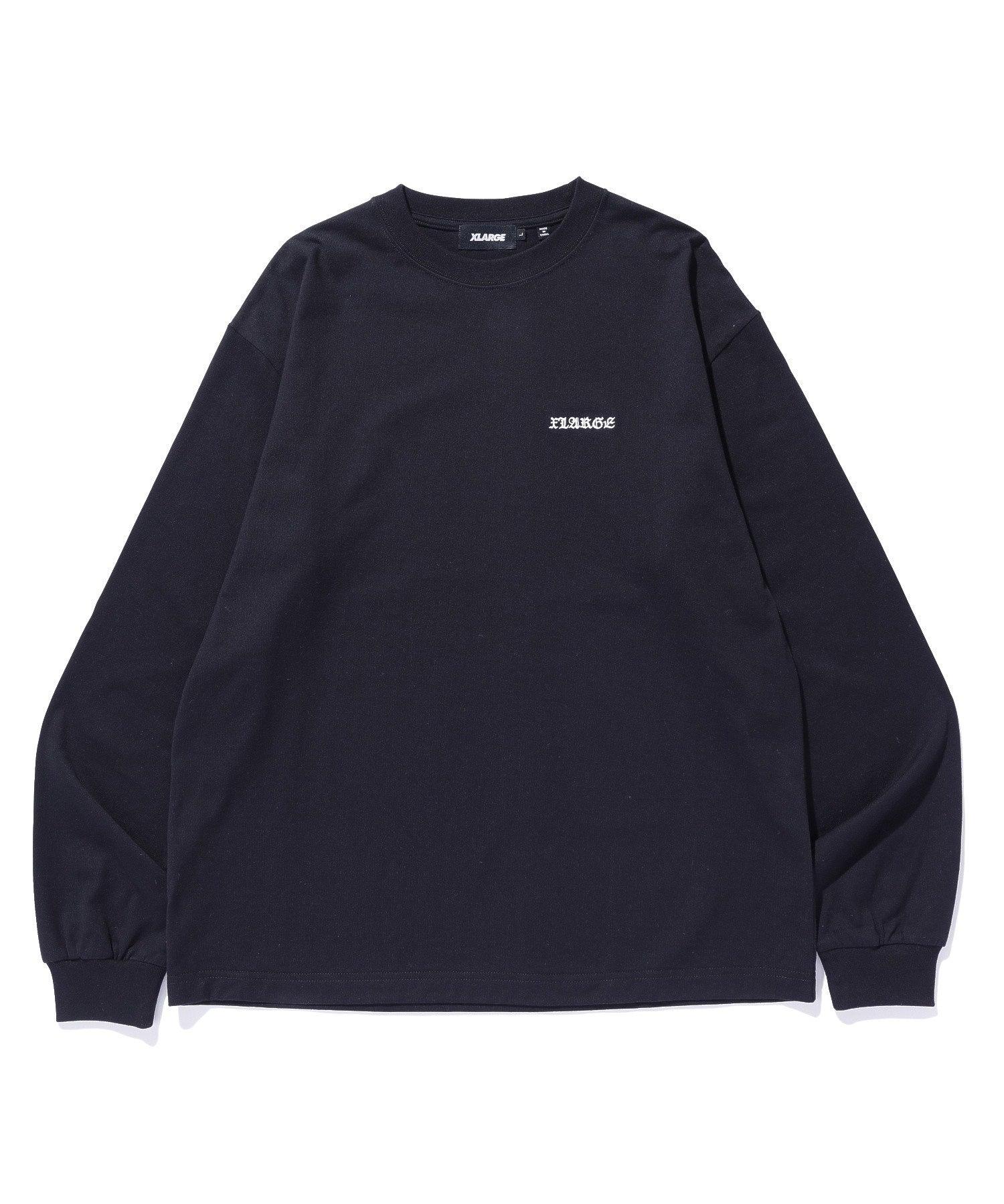 EMBROIDERED OLD ENGLISH L/S TEE