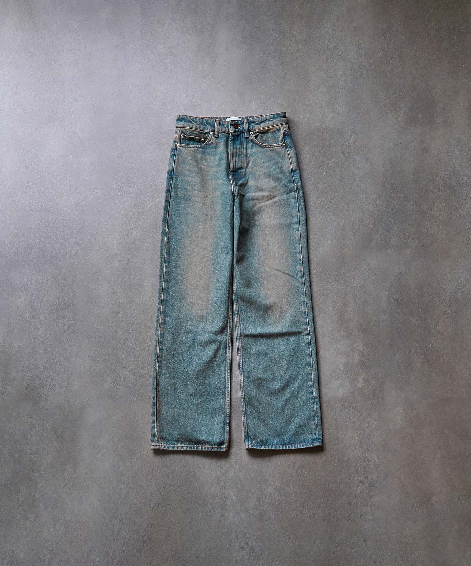 GANNI/ESSENTIALS TINT RIGID DENIM IZEY