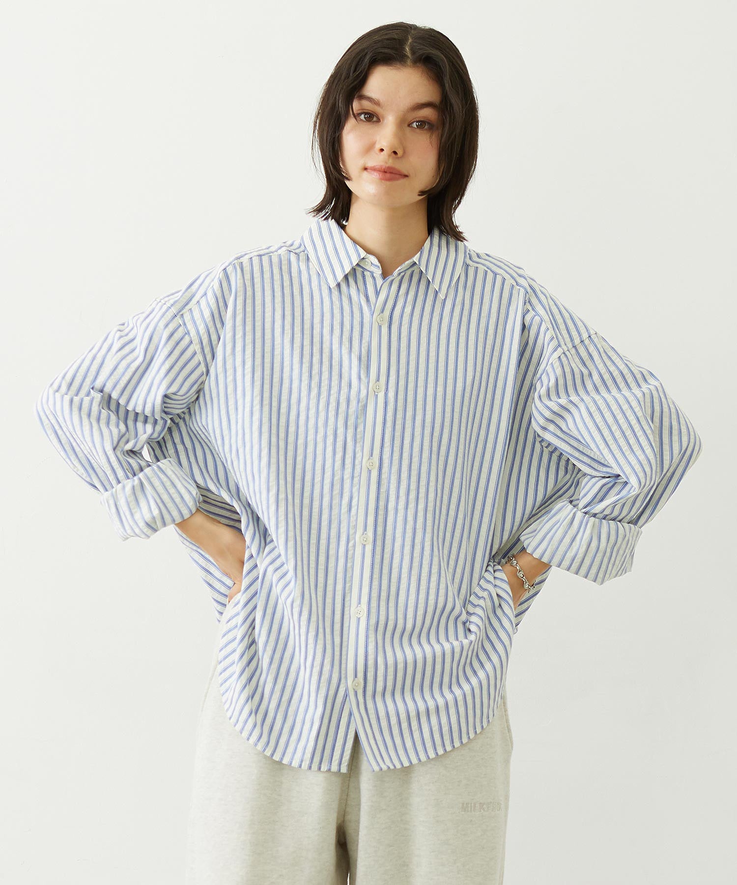 2WAY OVERSIZED SHIRT
