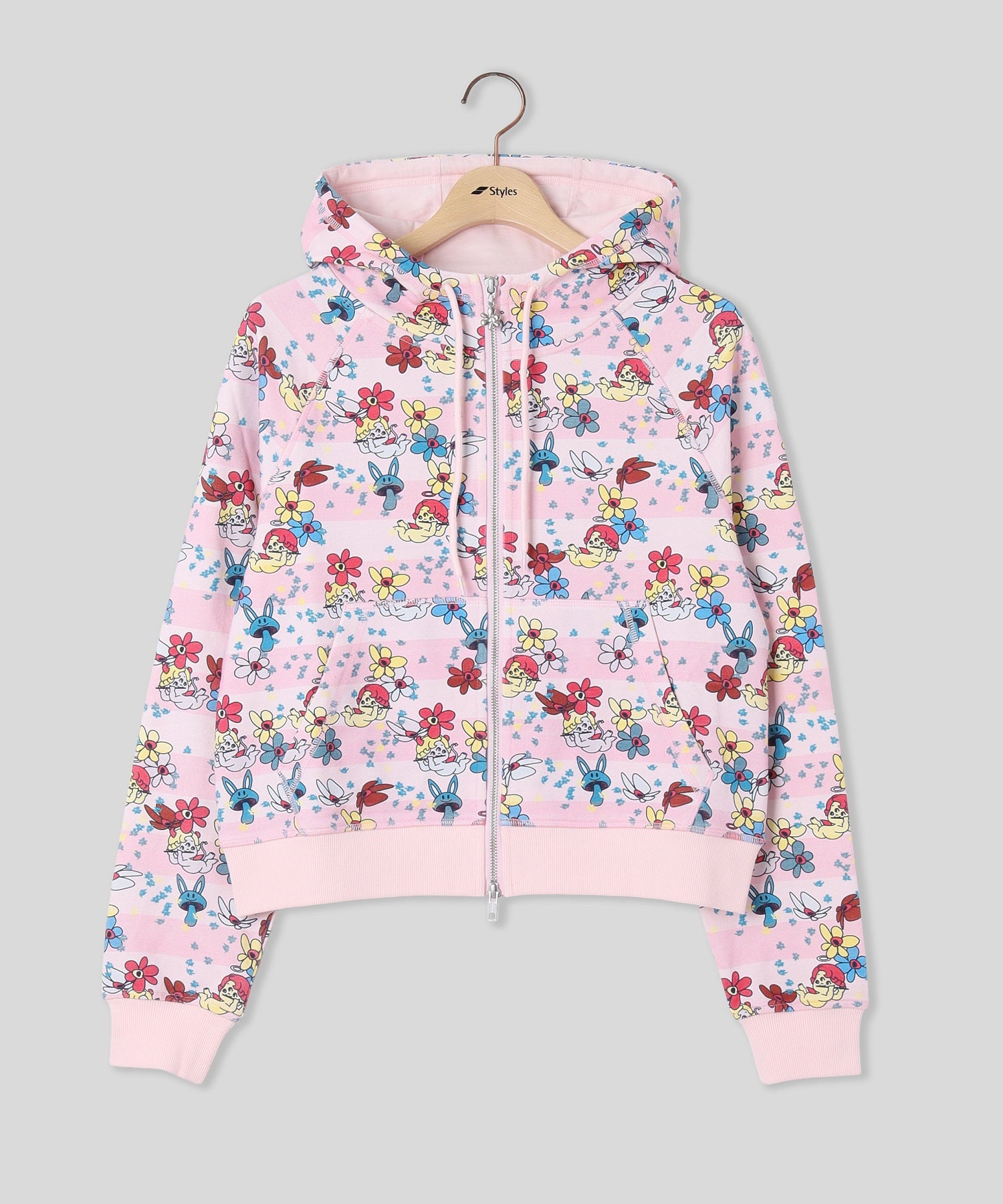 PERKS AND MINI/パークスアンドミニ/W JUNO HOODED ZIP THRU 4052