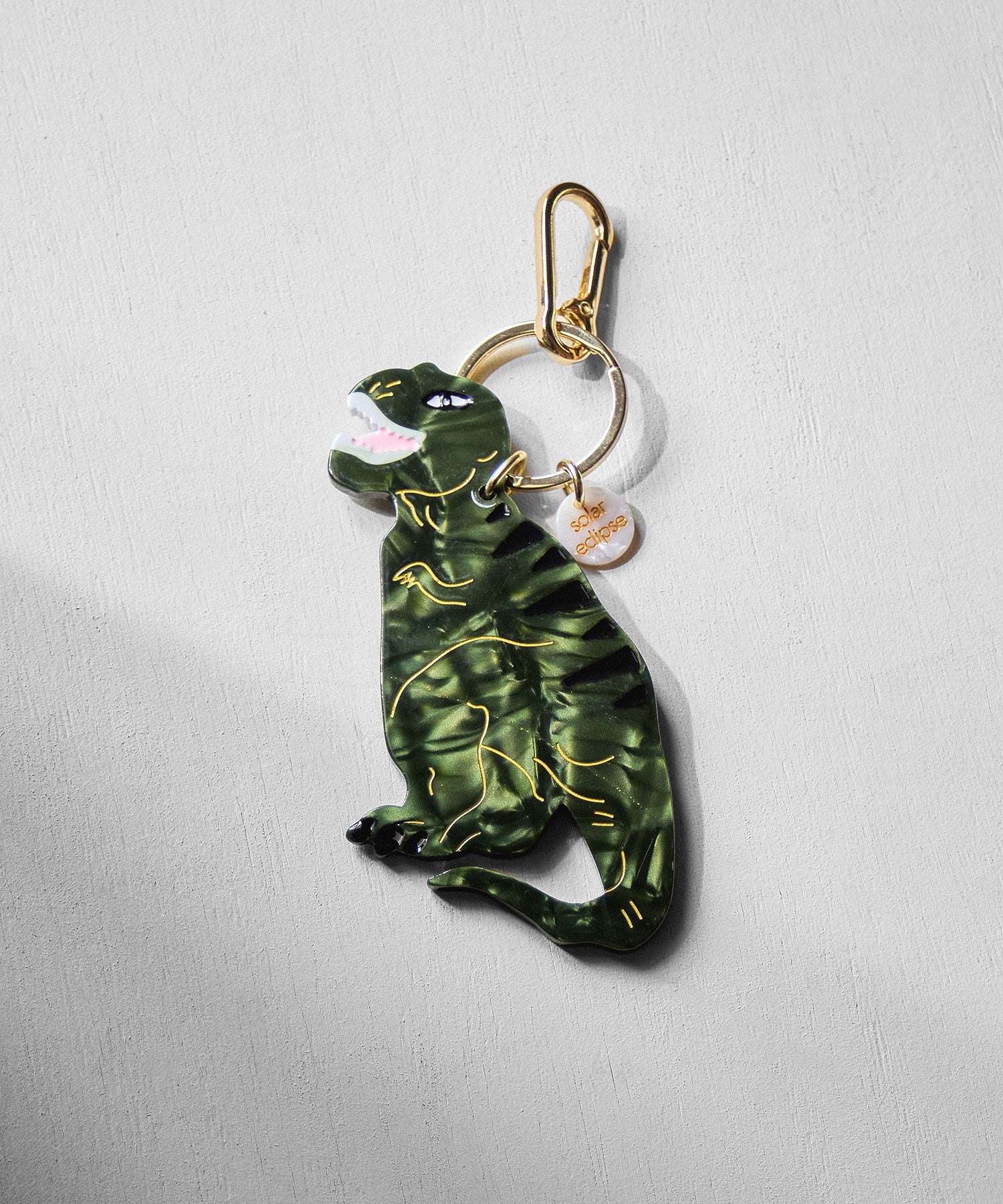 SOLAR ECLIPSE/HAND-PAINTED BAG CHARM