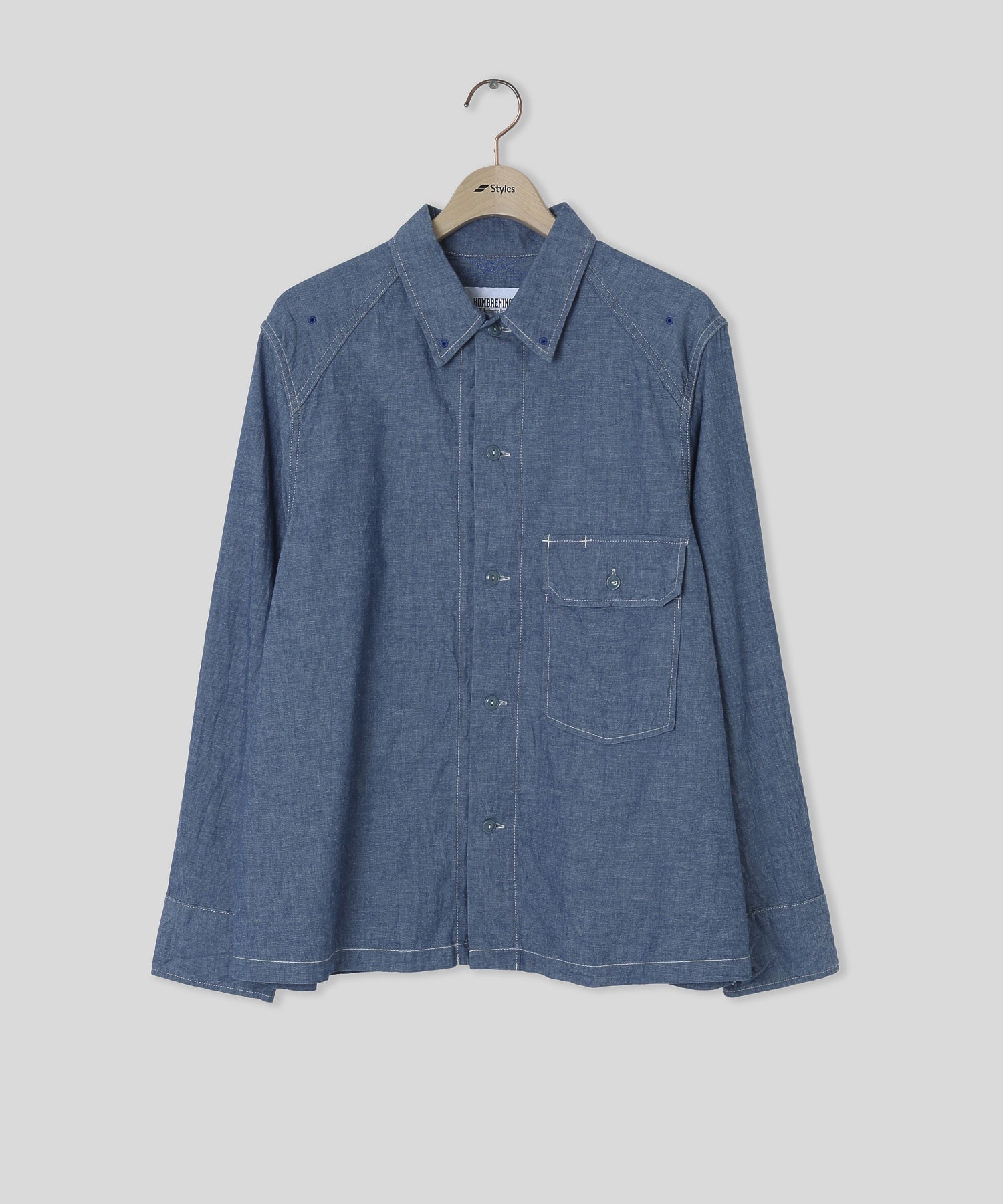 HOMBRENINO/オンブレ・ニーニョ/CORONA UTILITY EYELET SHIRT HN0261