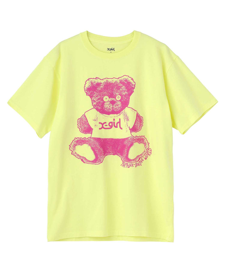 MA＊RS UネックTシャツ　クリスタルテディーベア　姫ギャル 0-