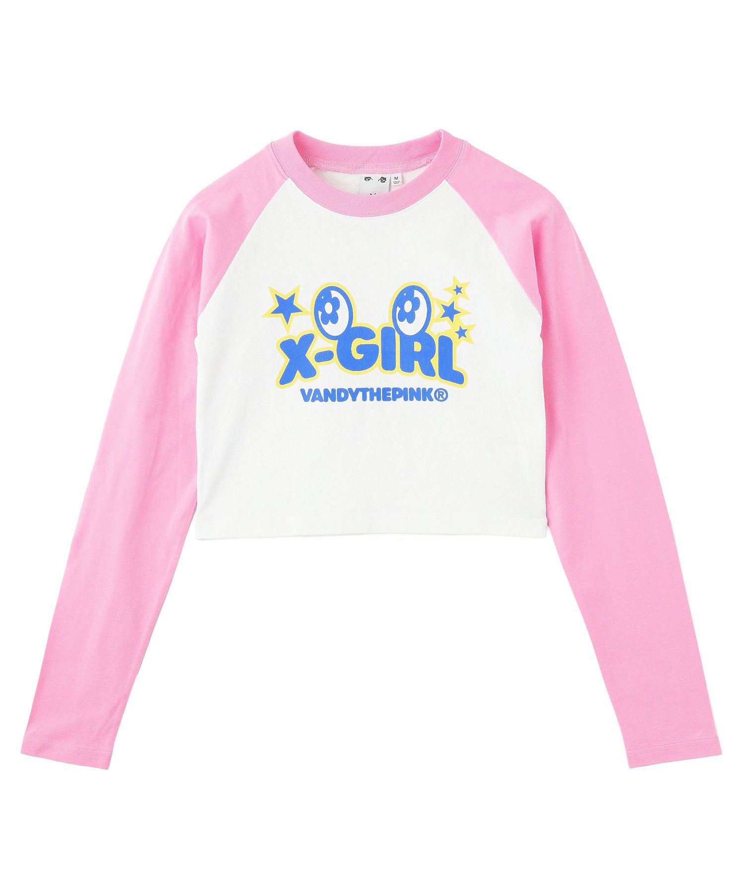 X-girl × VTP RAGLAN L/S BABY TEE