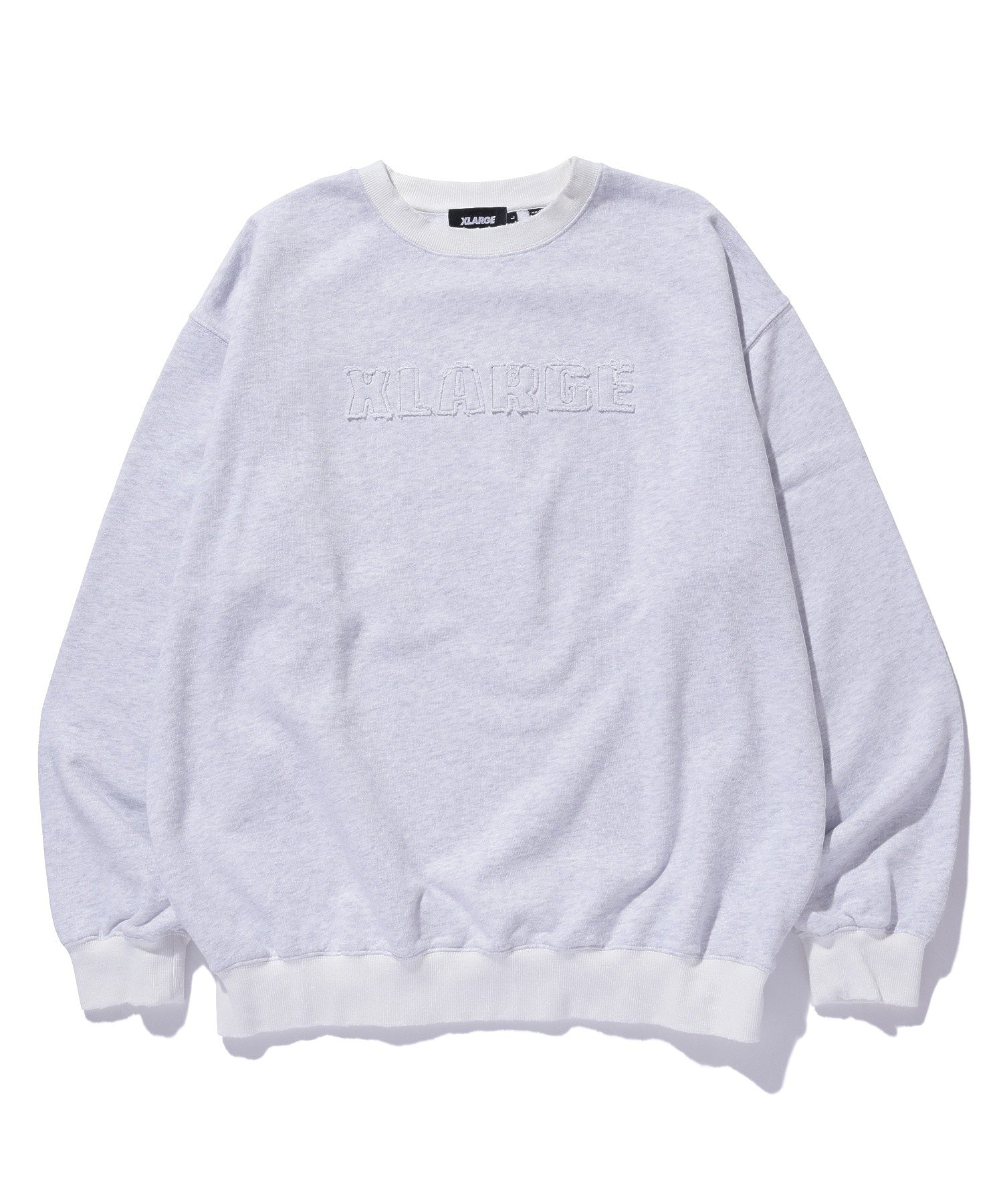 PATCHED LIGHT WEIGHT CREWNECK SWEATSHIRT