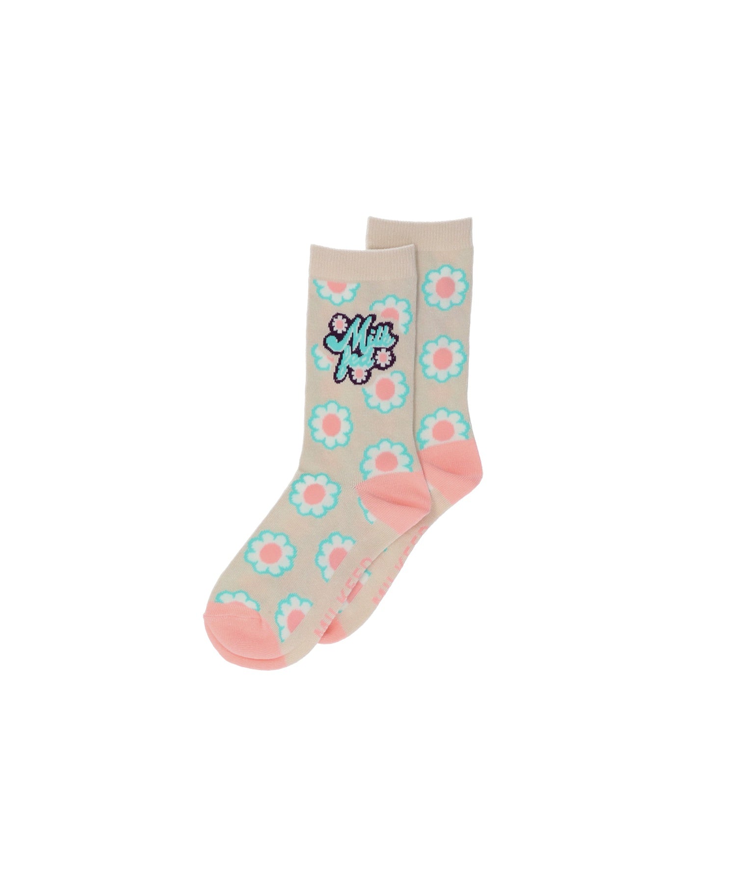FLOWER LOGO JACQUARD SOCKS