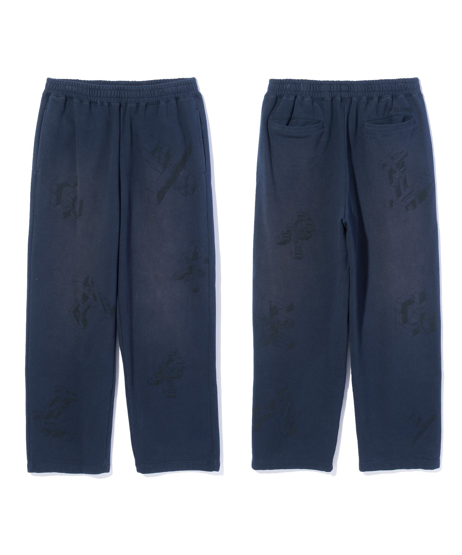 GEOMETRIC SWEAT PANTS