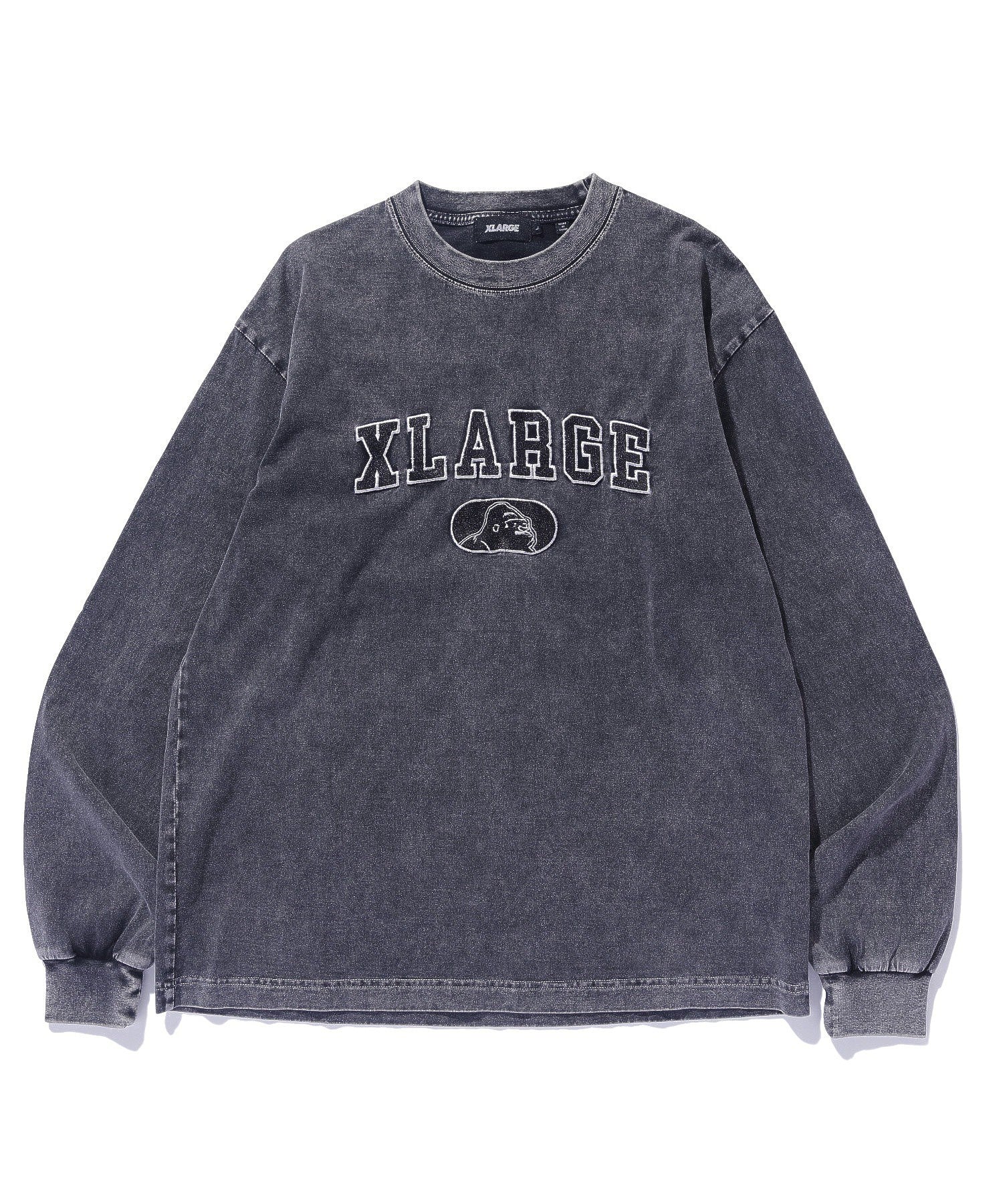 OVERDYED COLLEGE LOGO L/S TEE