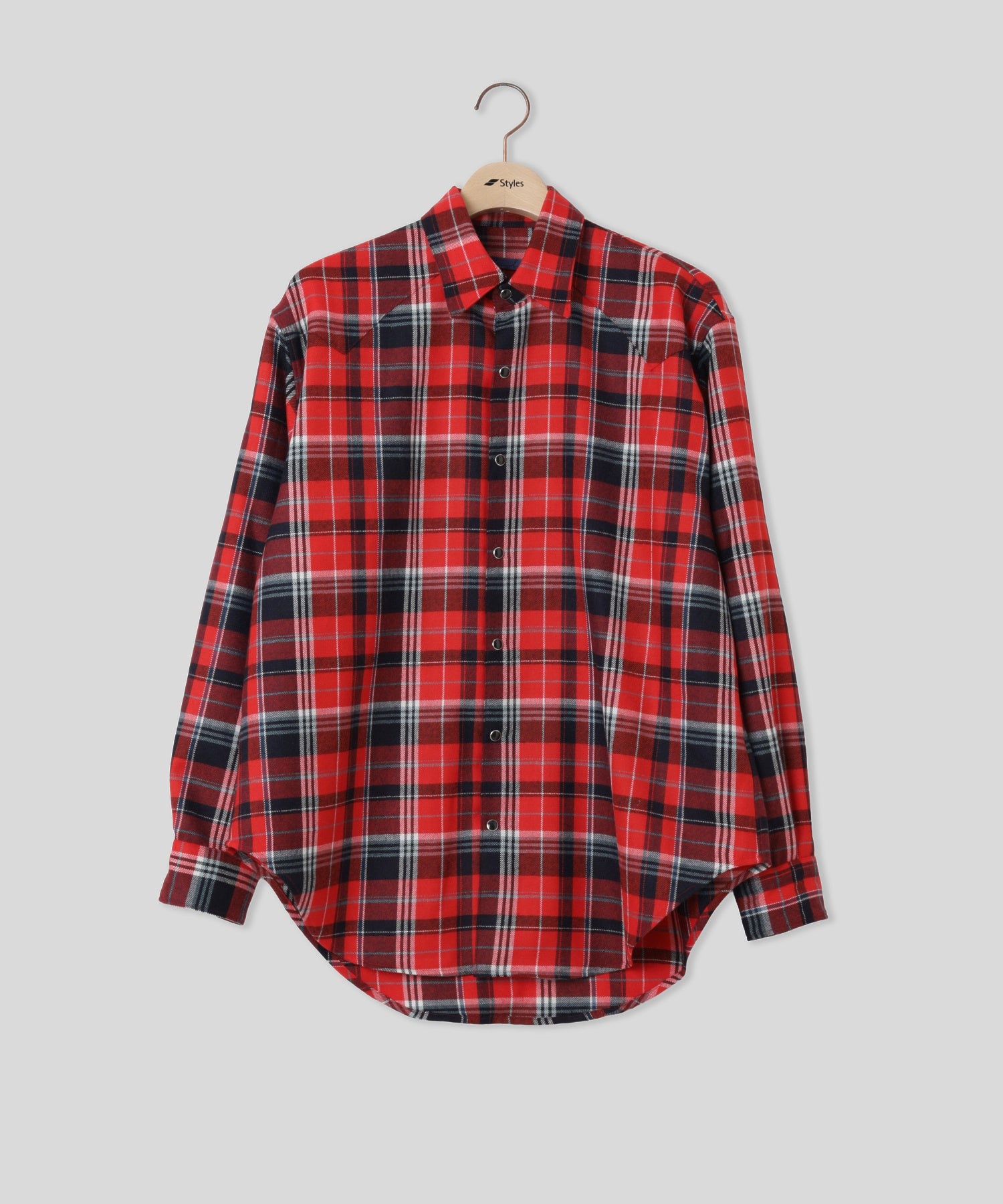SEMOH/セモー/Eastern Western Shirt Wool Check 30-1-05