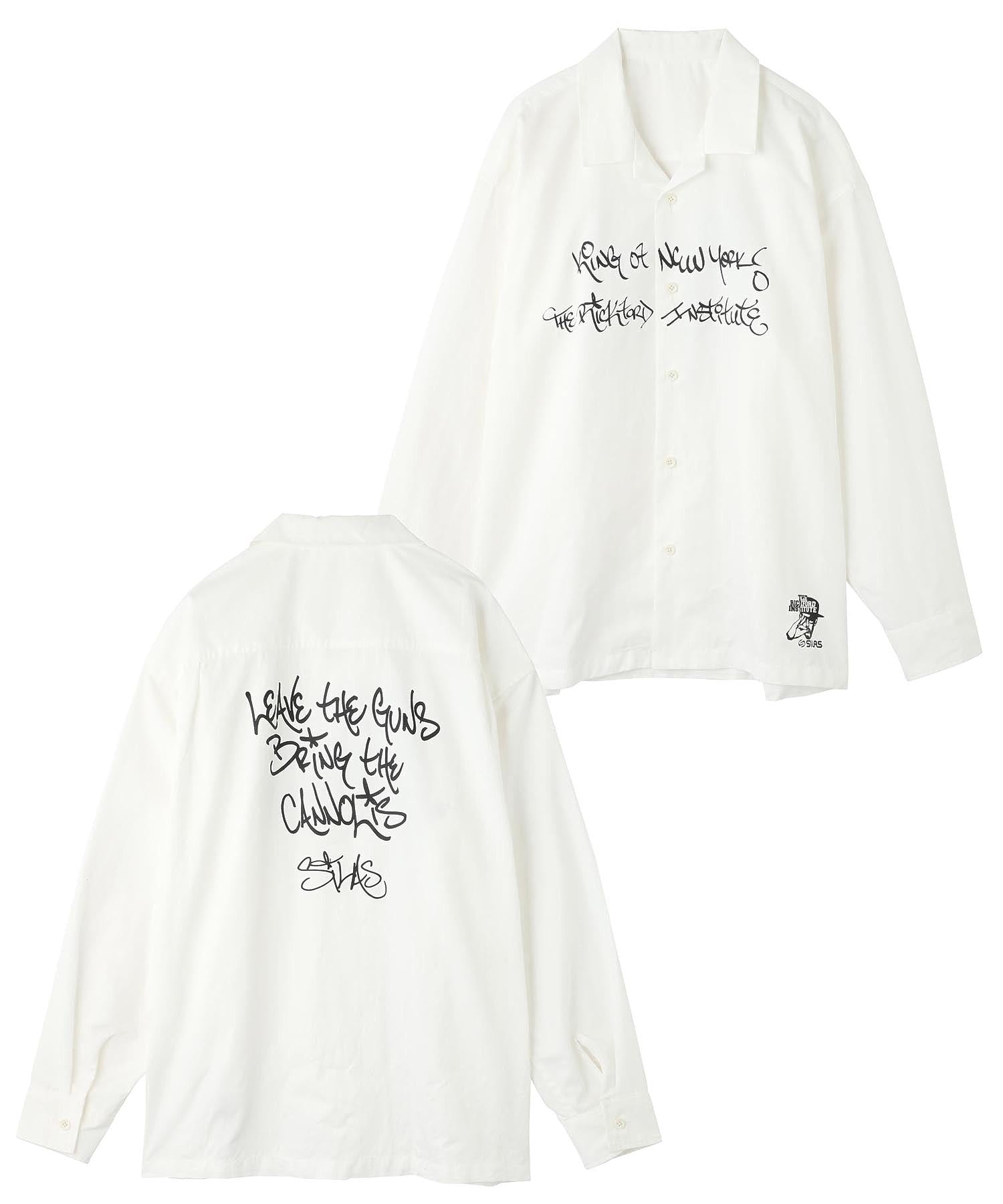 SILASxRICK FORD L/S OPEN COLLAR SHIRT
