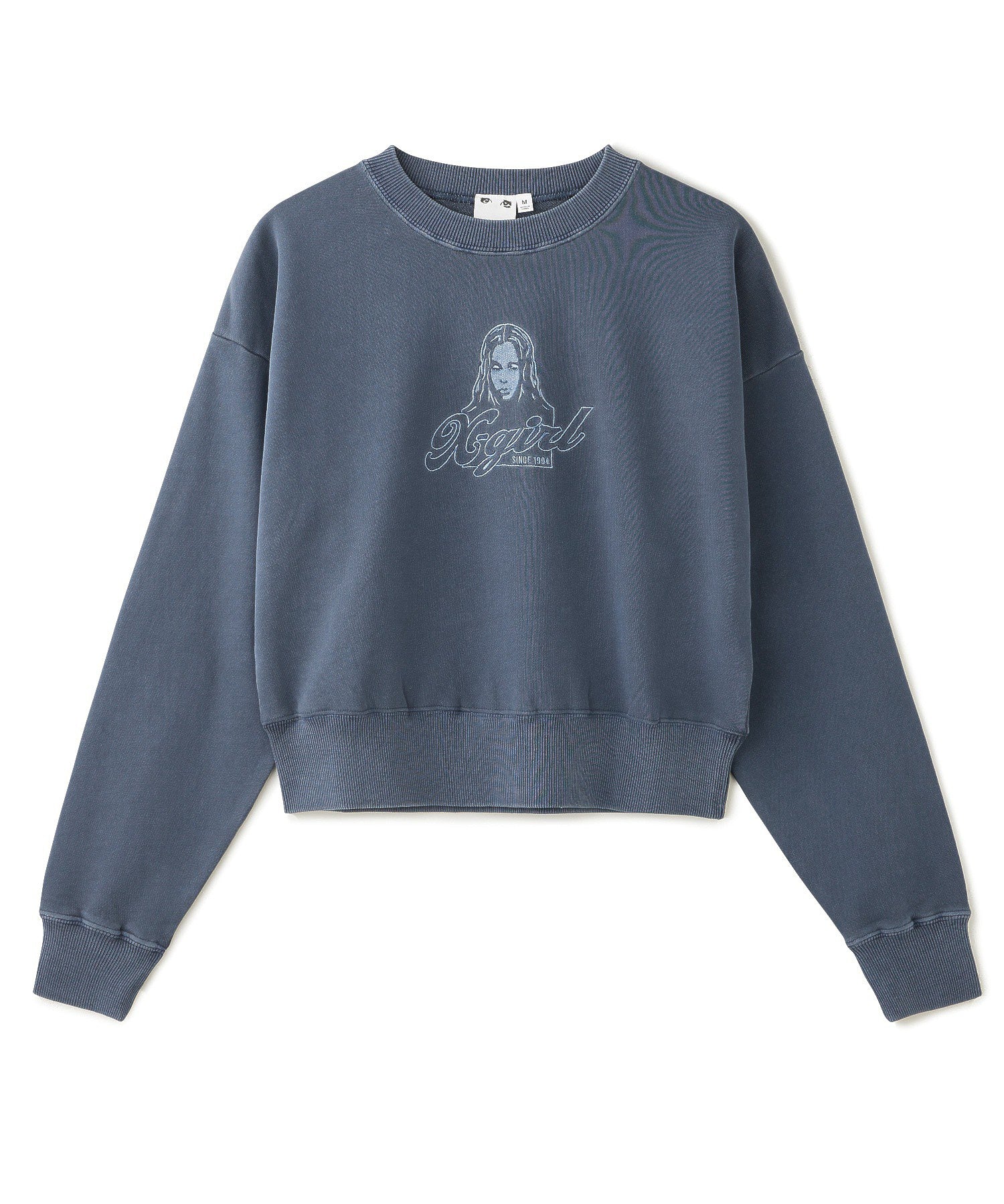 FACE PIGMENT DYED COMPACT SWEAT TOP