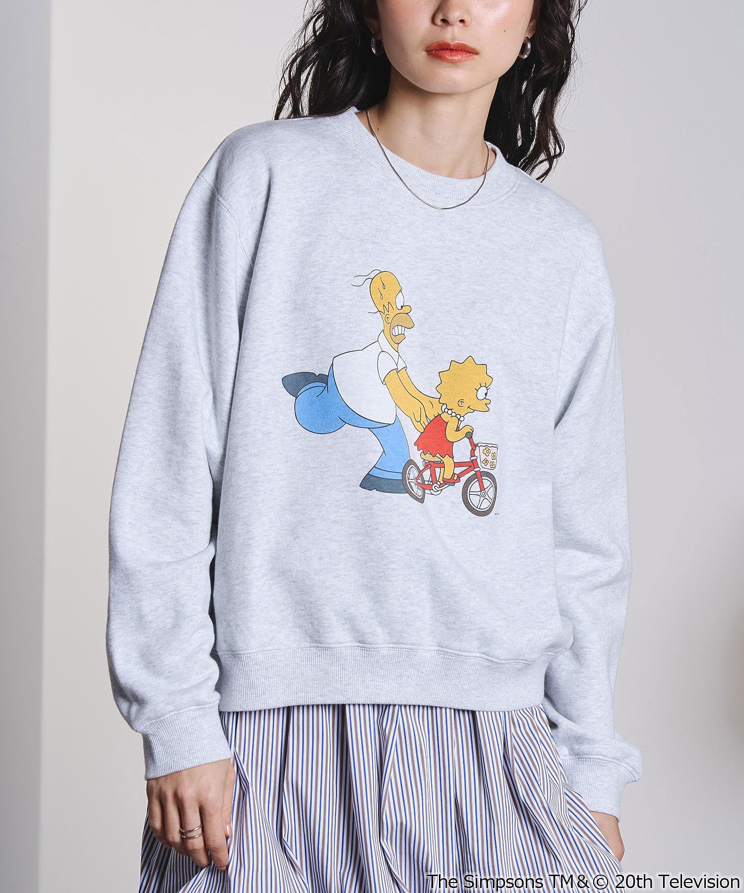 THE SIMPSONS / CROPPED SWEAT