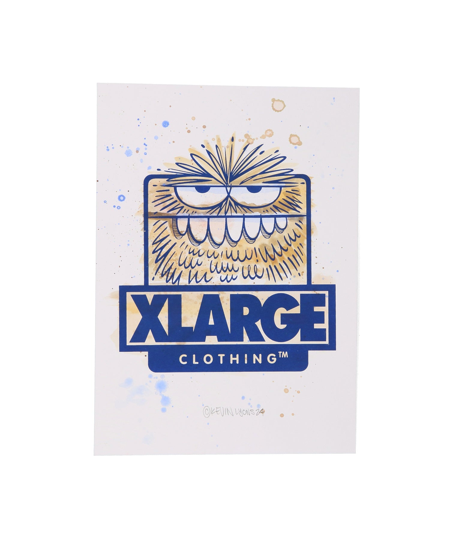 KEVIN LYONS MONOPRINT XLARGE - LEMON calif-ART