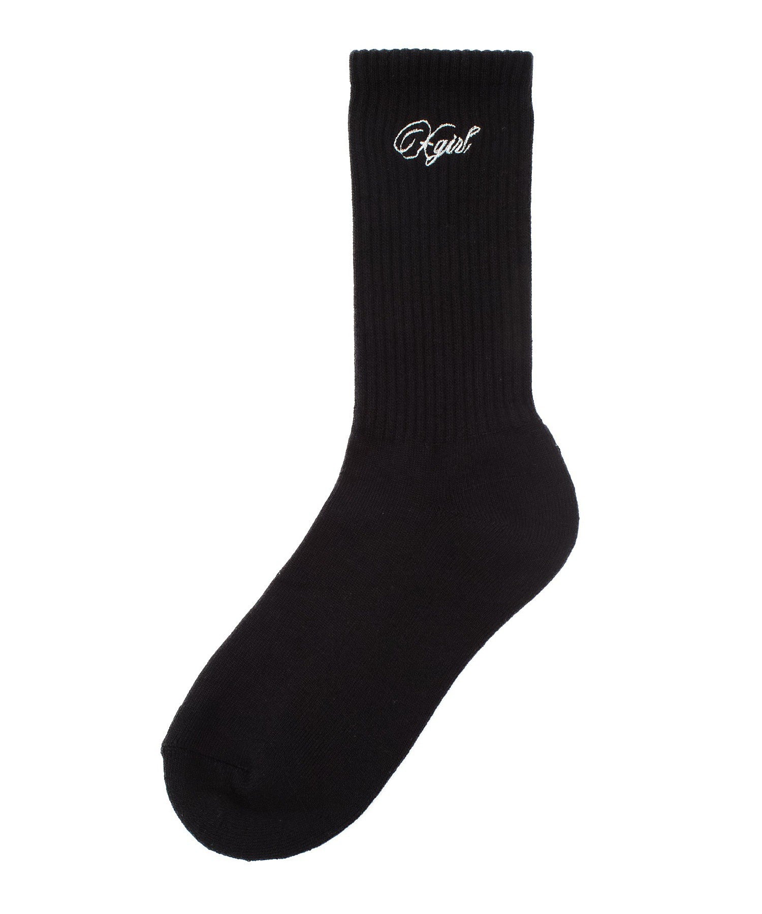 SCRIPT LOGO ONE POINT SOCKS