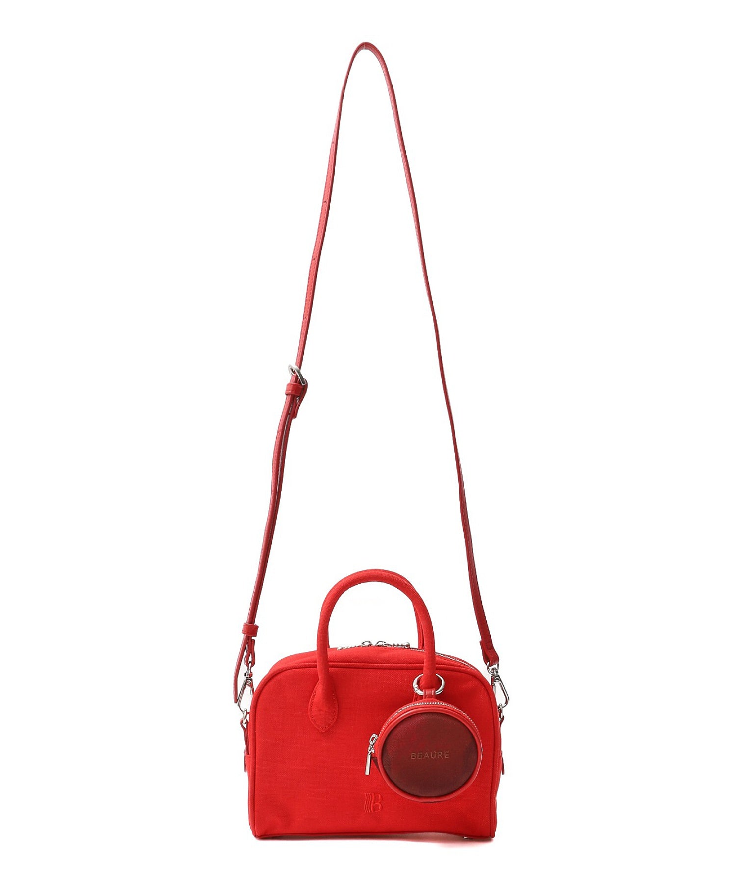 BEAURE/MINI BOSTON WITH ROUND POUCH