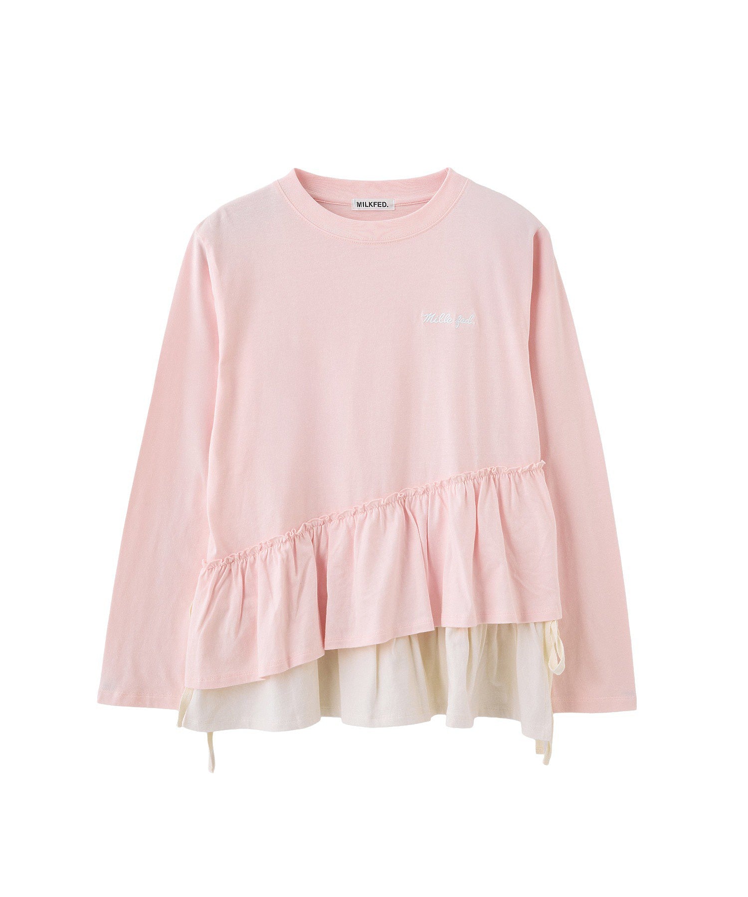ASYMMETRIC FRILL TOP