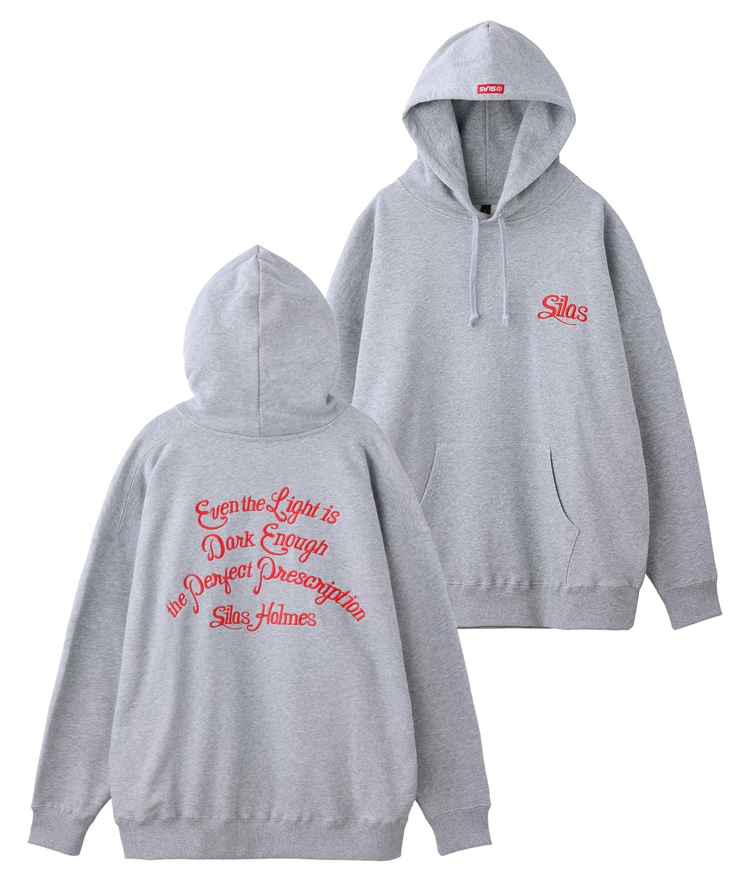 EMBROIDERY SWEAT HOODIE SILAS