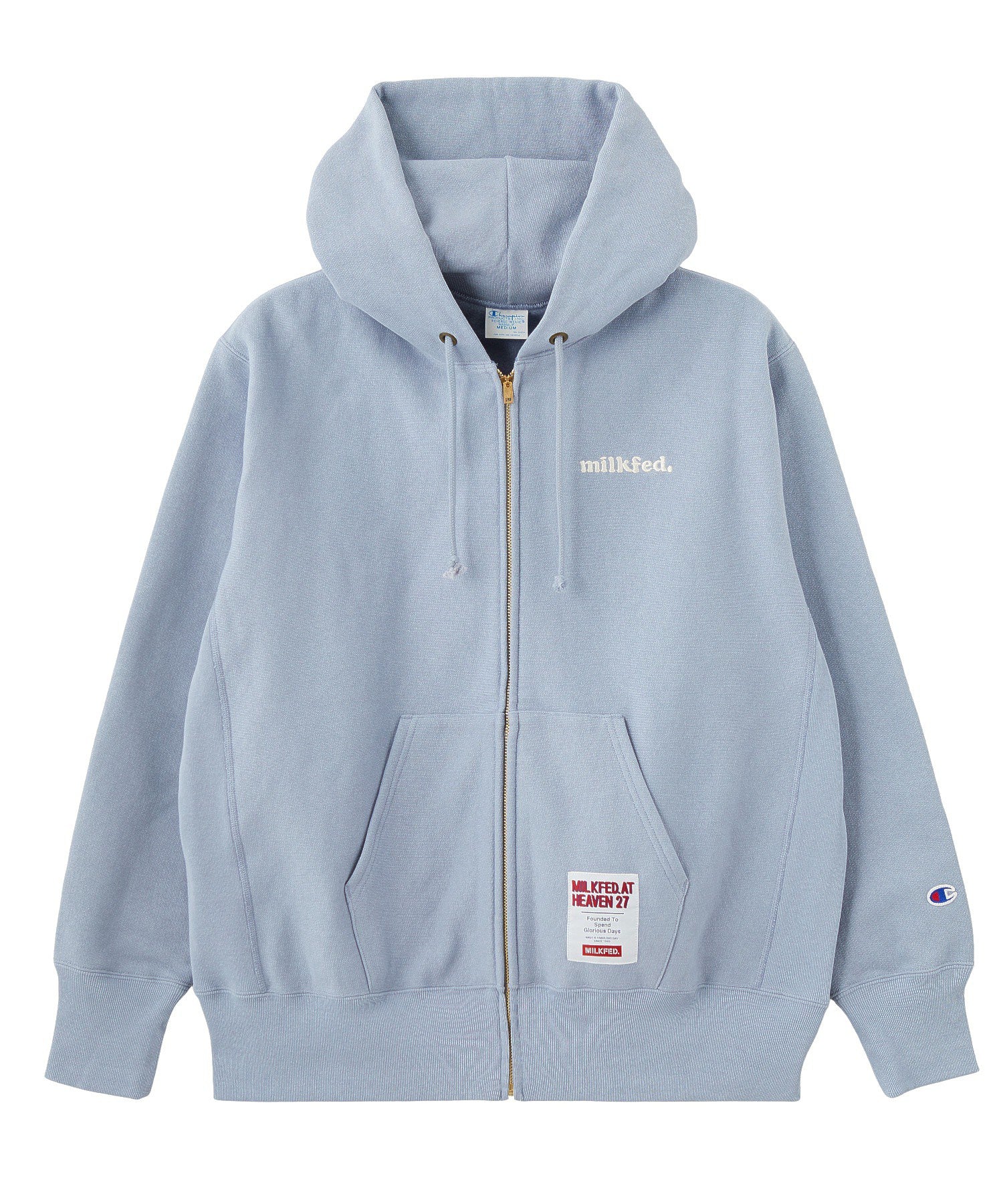 MILKFED.×CHAMPION SWEAT ZIP HOODIE
