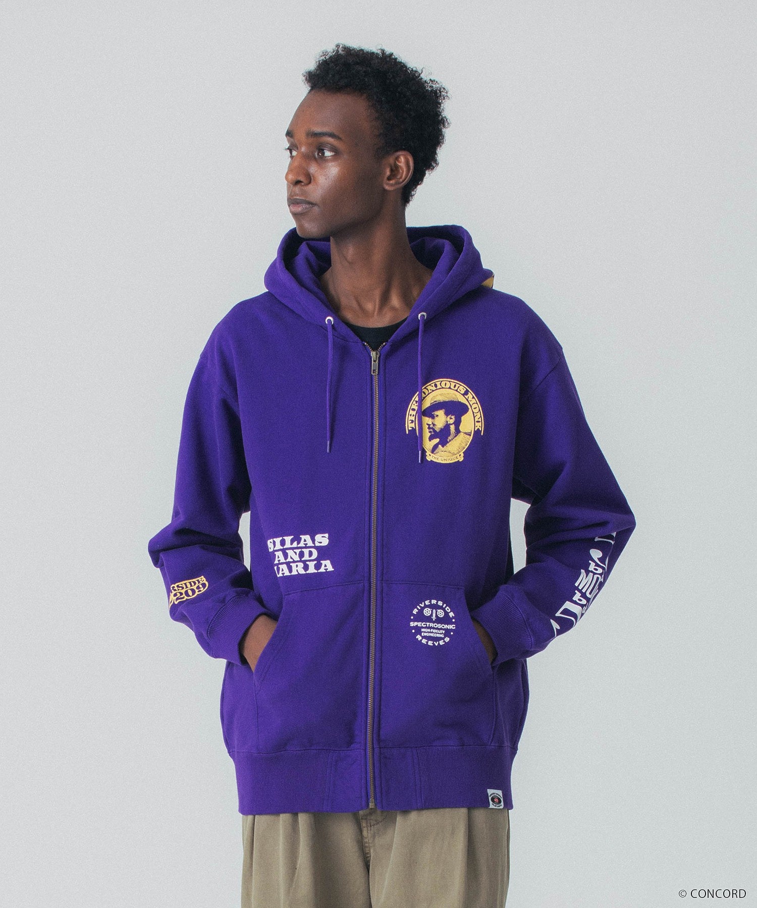 THELONIOUS MONK ZIP HOODIE