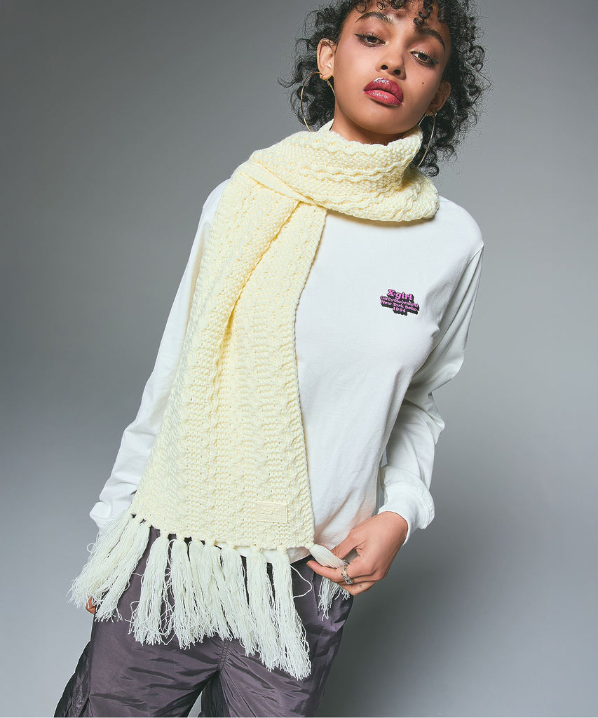 RUBBER PATCH KNIT SCARF – calif（カリフ）公式サイト