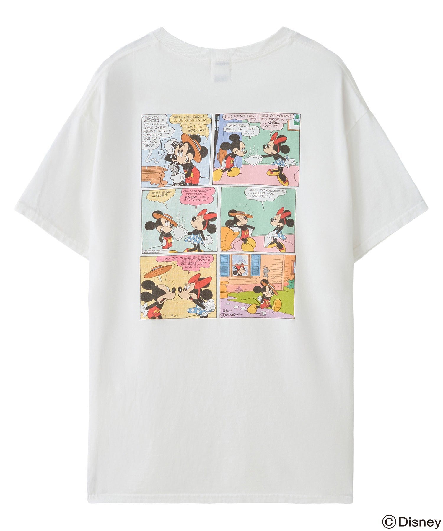 【WEB・一部店舗限定】MICKEY AND FRIENDS/COMIC PRINT S/S TEE