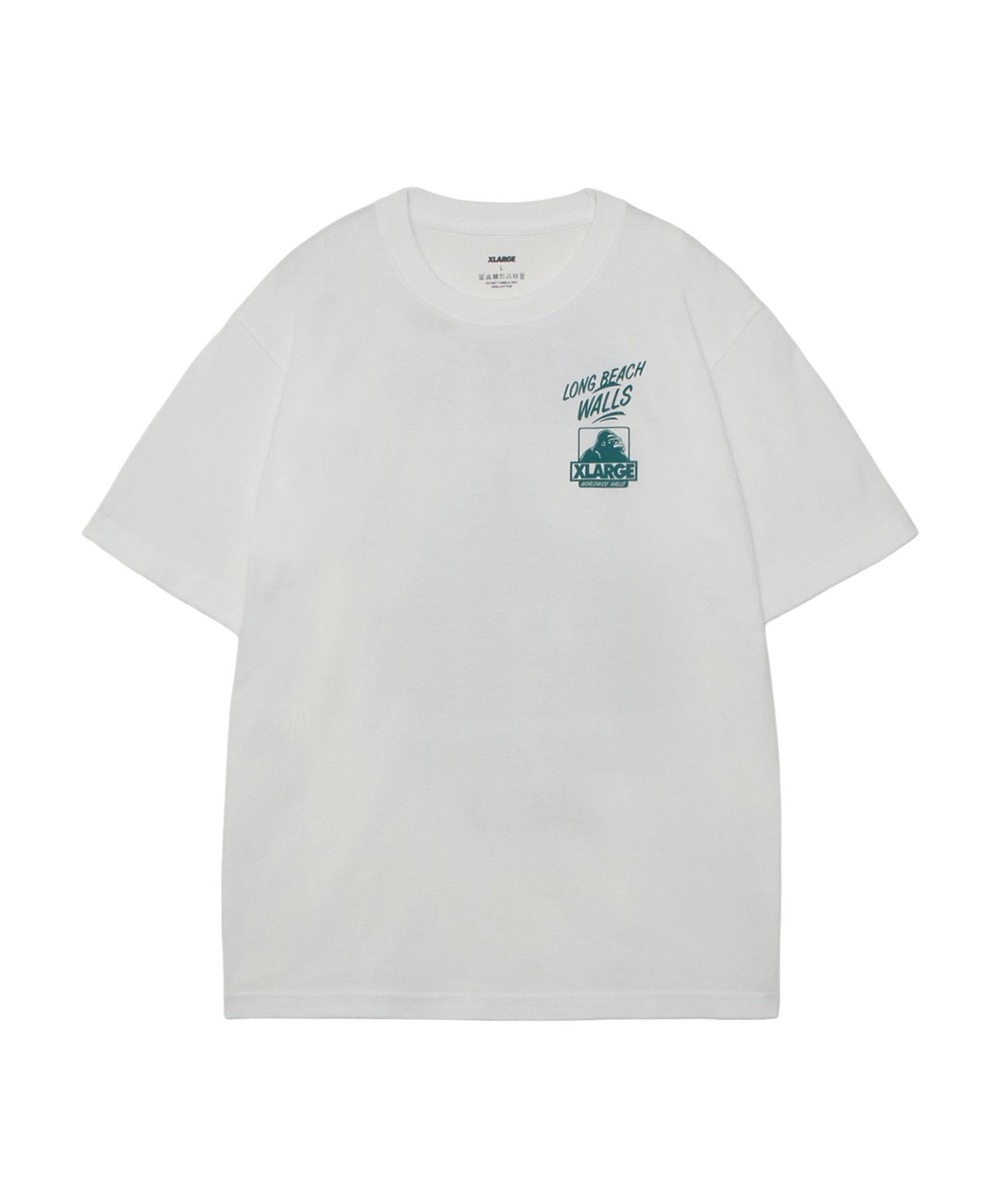 XLARGE x LONG BEACH WALLS S/S TEE calif-ART