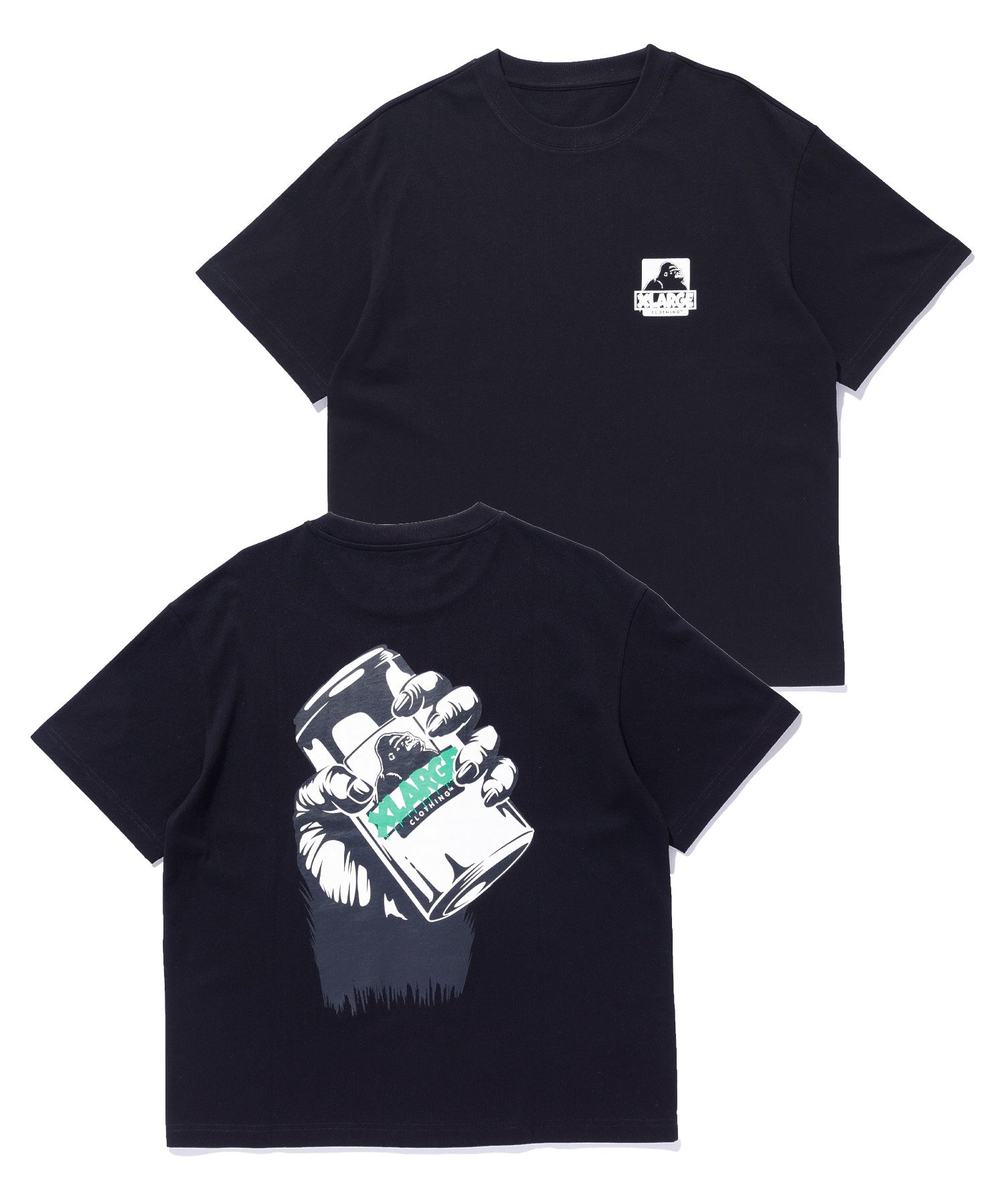 XLARGE×LIXTICK GRAB OG CAN S/S TEE